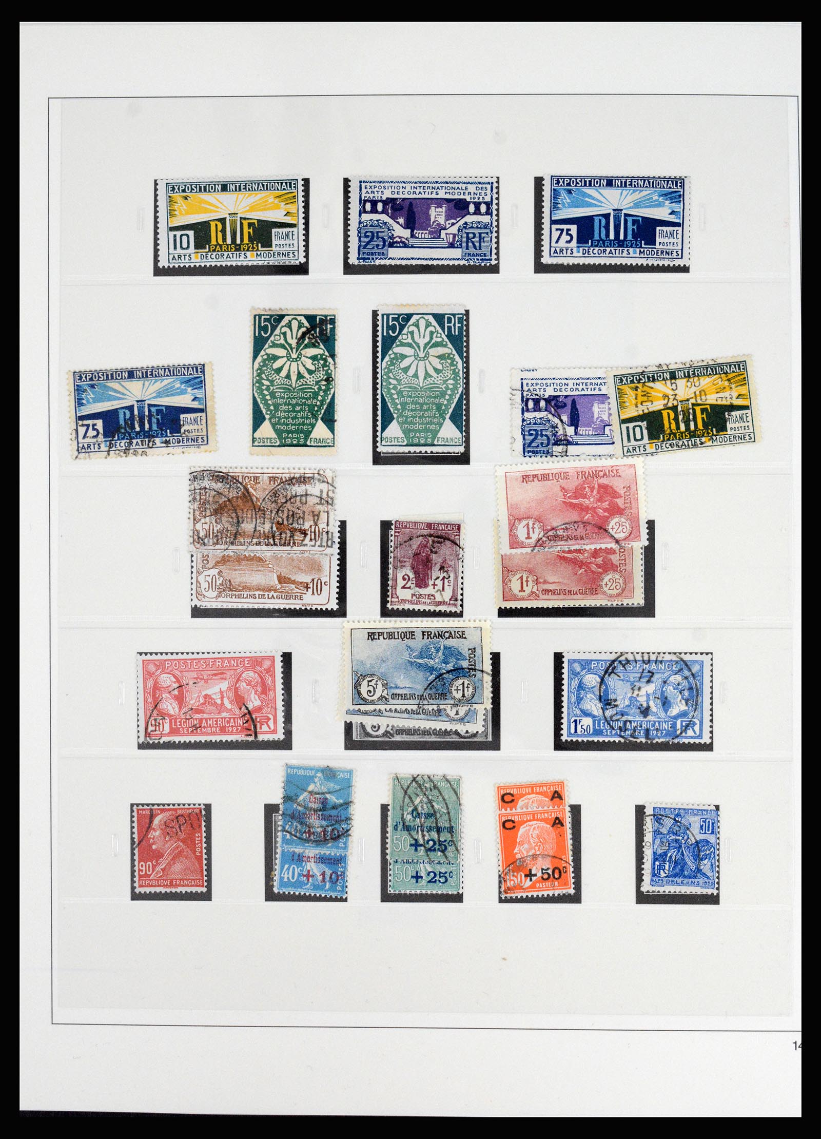 37117 022 - Stamp collection 37117 France 1849-1944.
