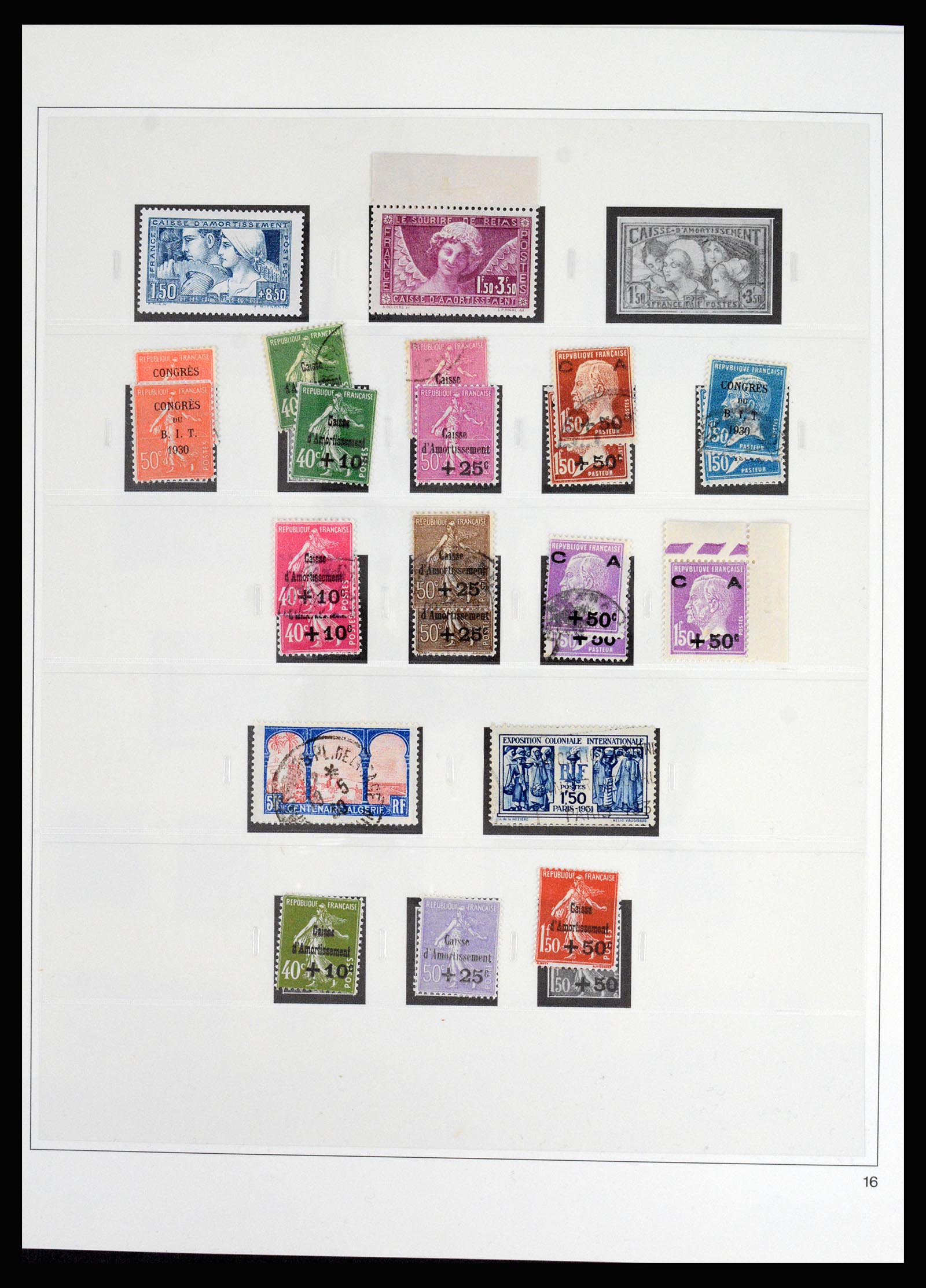 37117 024 - Postzegelverzameling 37117 Frankrijk 1849-1944.