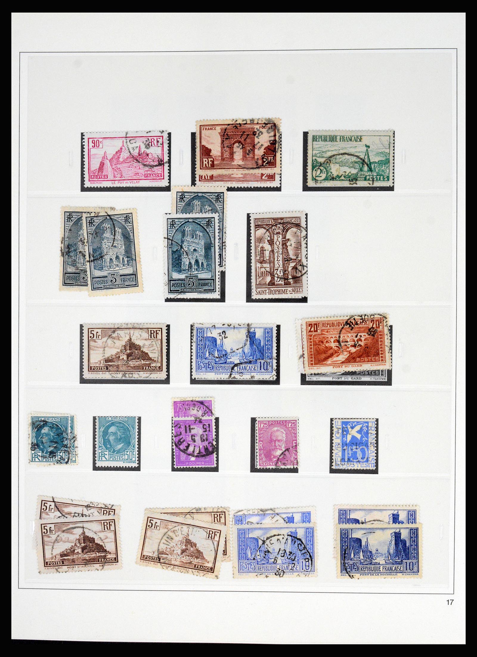 37117 025 - Stamp collection 37117 France 1849-1944.