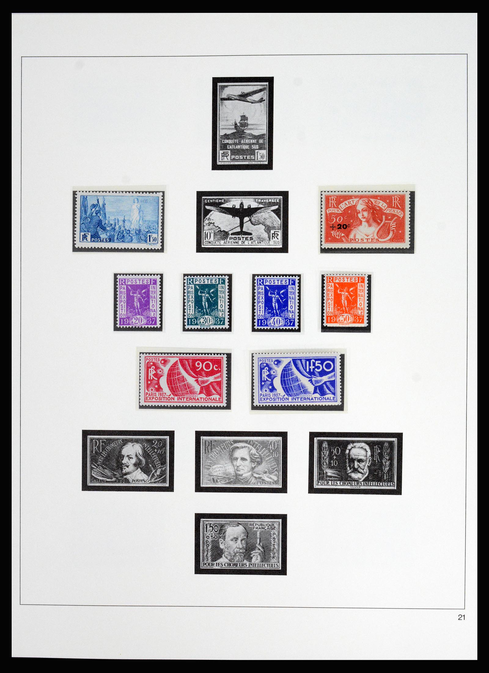37117 031 - Stamp collection 37117 France 1849-1944.