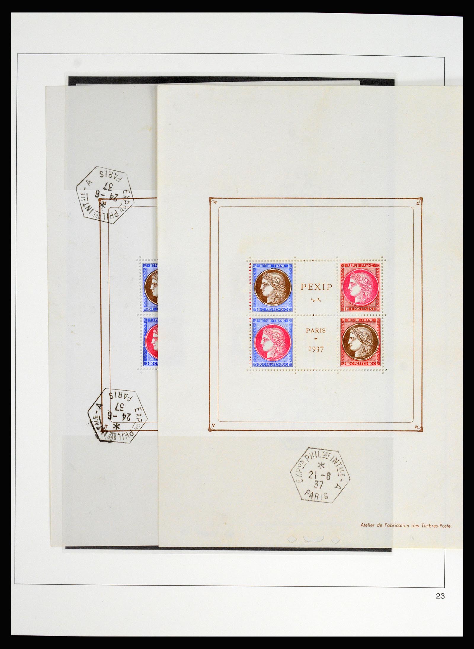 37117 035 - Postzegelverzameling 37117 Frankrijk 1849-1944.