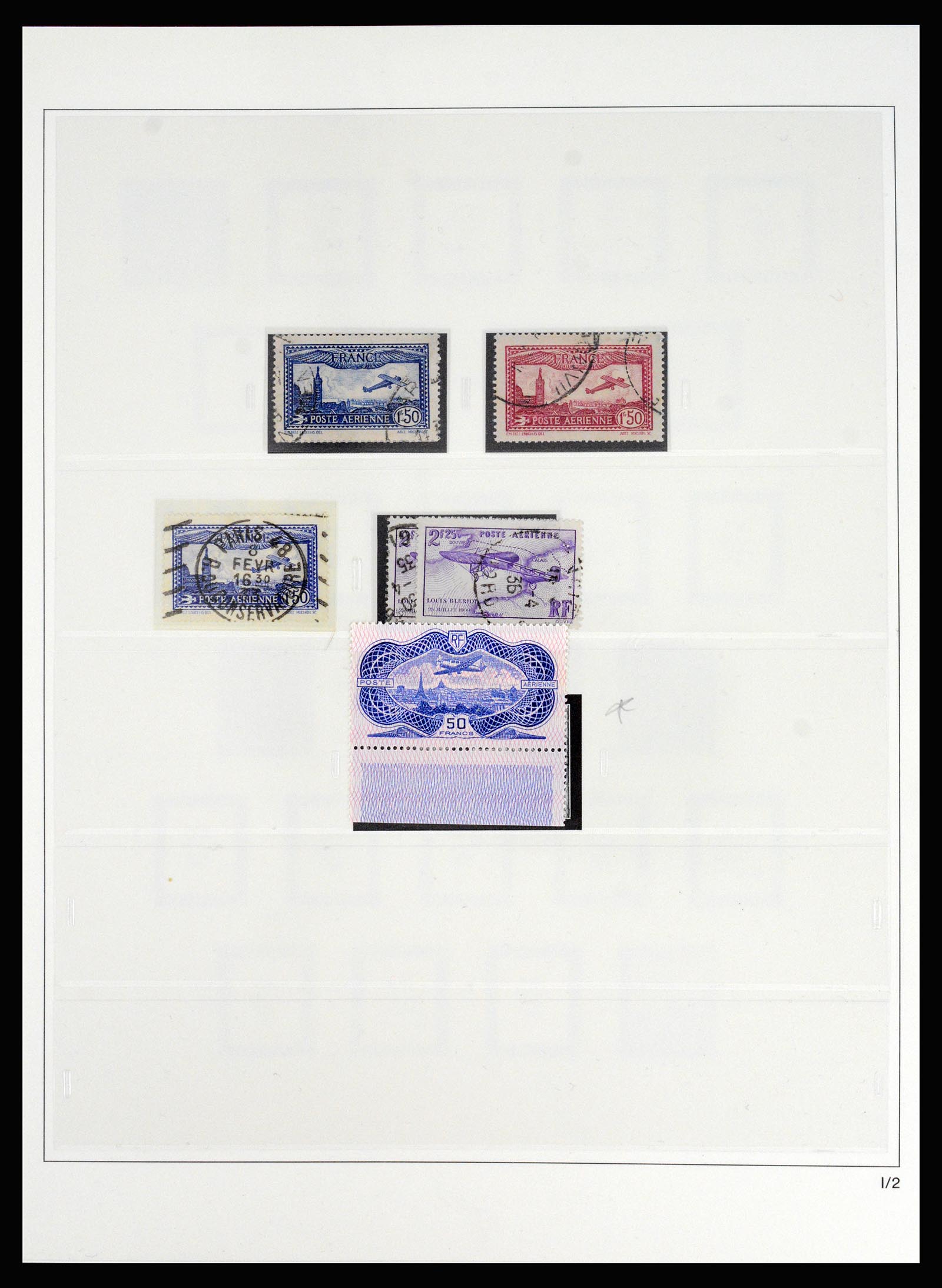 37117 040 - Postzegelverzameling 37117 Frankrijk 1849-1944.