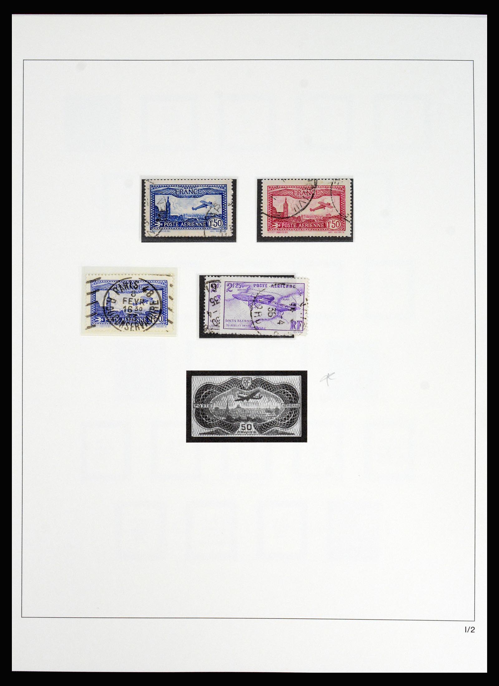 37117 041 - Postzegelverzameling 37117 Frankrijk 1849-1944.