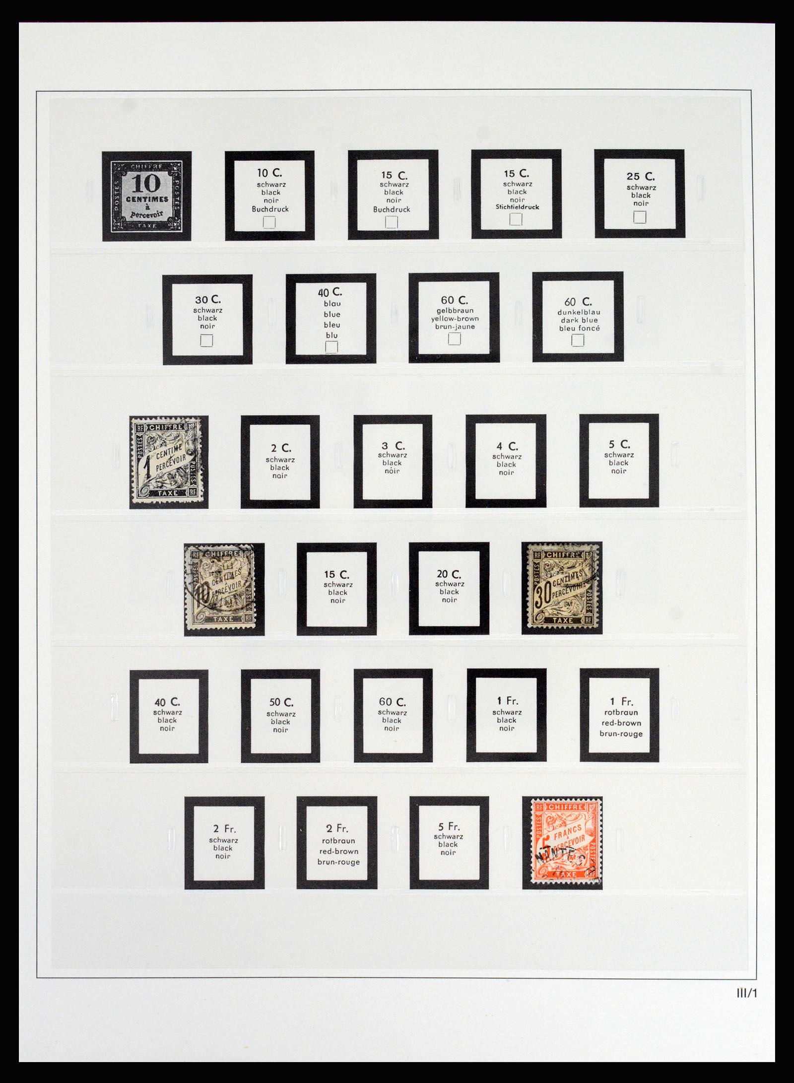 37117 042 - Postzegelverzameling 37117 Frankrijk 1849-1944.