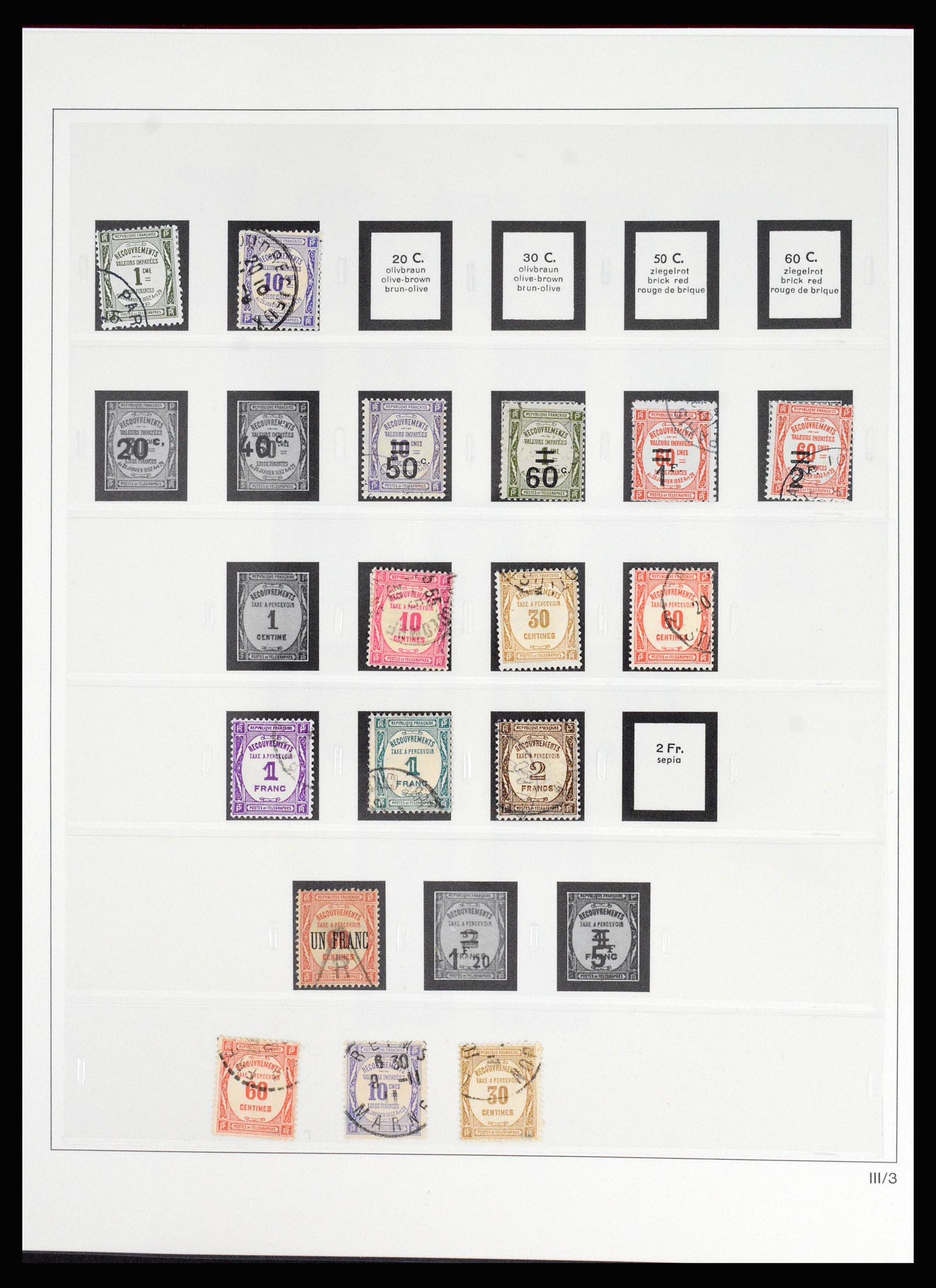 37117 044 - Postzegelverzameling 37117 Frankrijk 1849-1944.