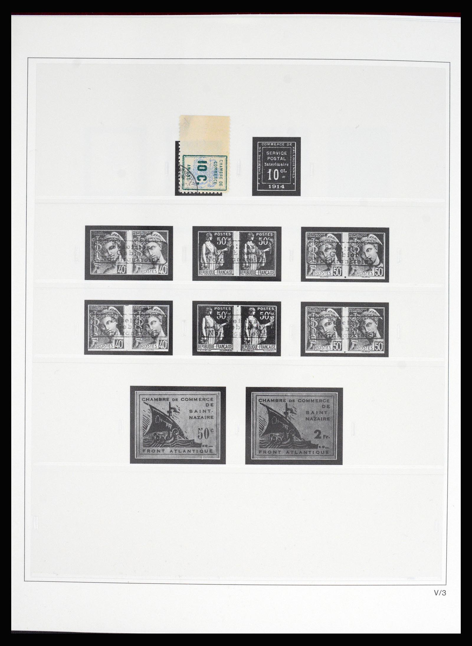 37117 046 - Postzegelverzameling 37117 Frankrijk 1849-1944.