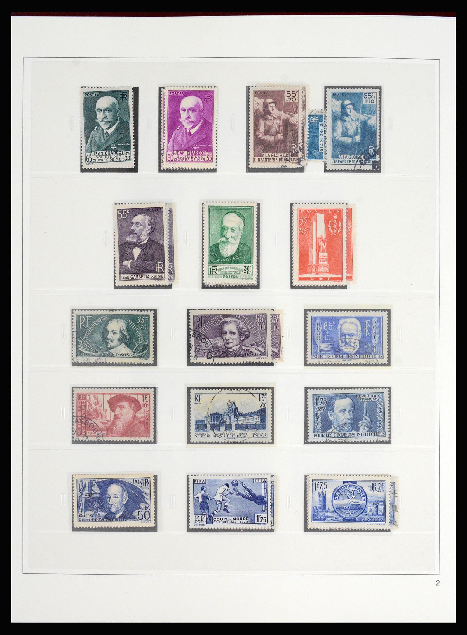 37117 049 - Postzegelverzameling 37117 Frankrijk 1849-1944.