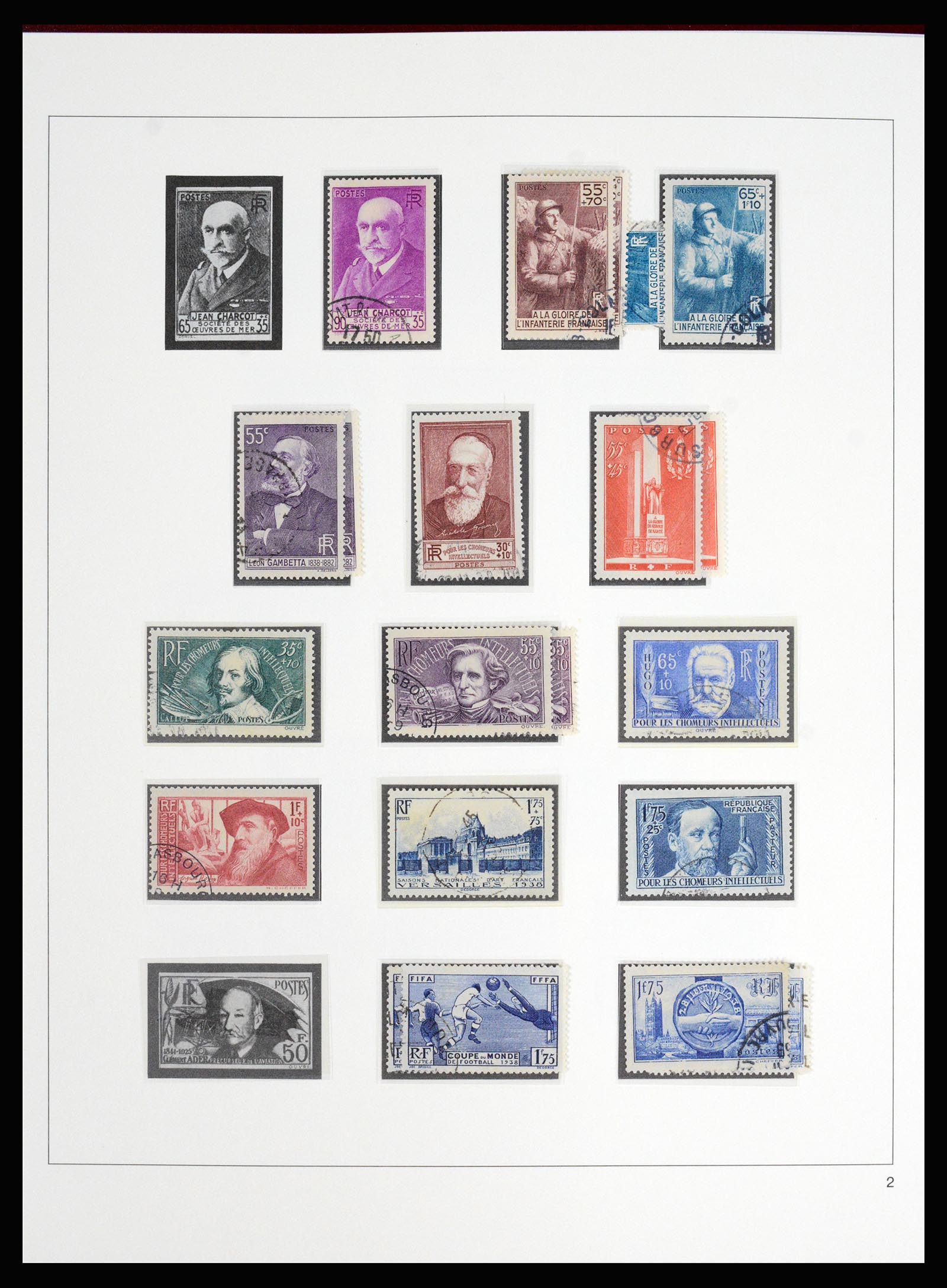37117 050 - Postzegelverzameling 37117 Frankrijk 1849-1944.