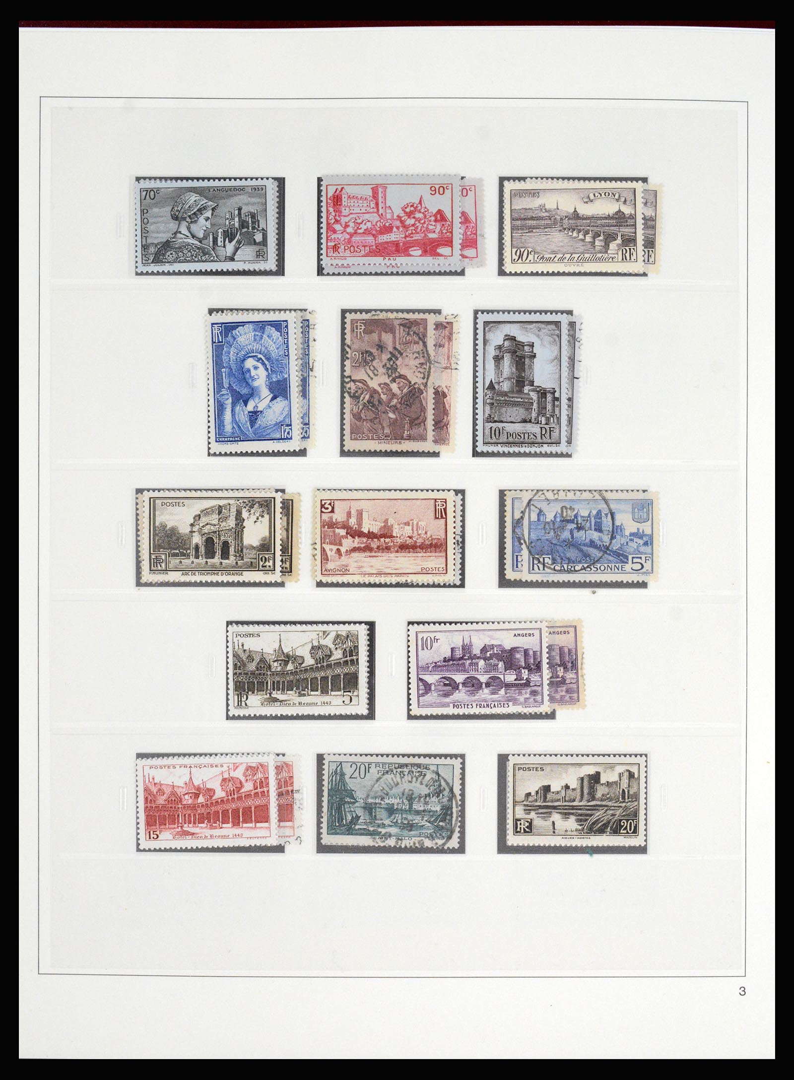 37117 051 - Stamp collection 37117 France 1849-1944.
