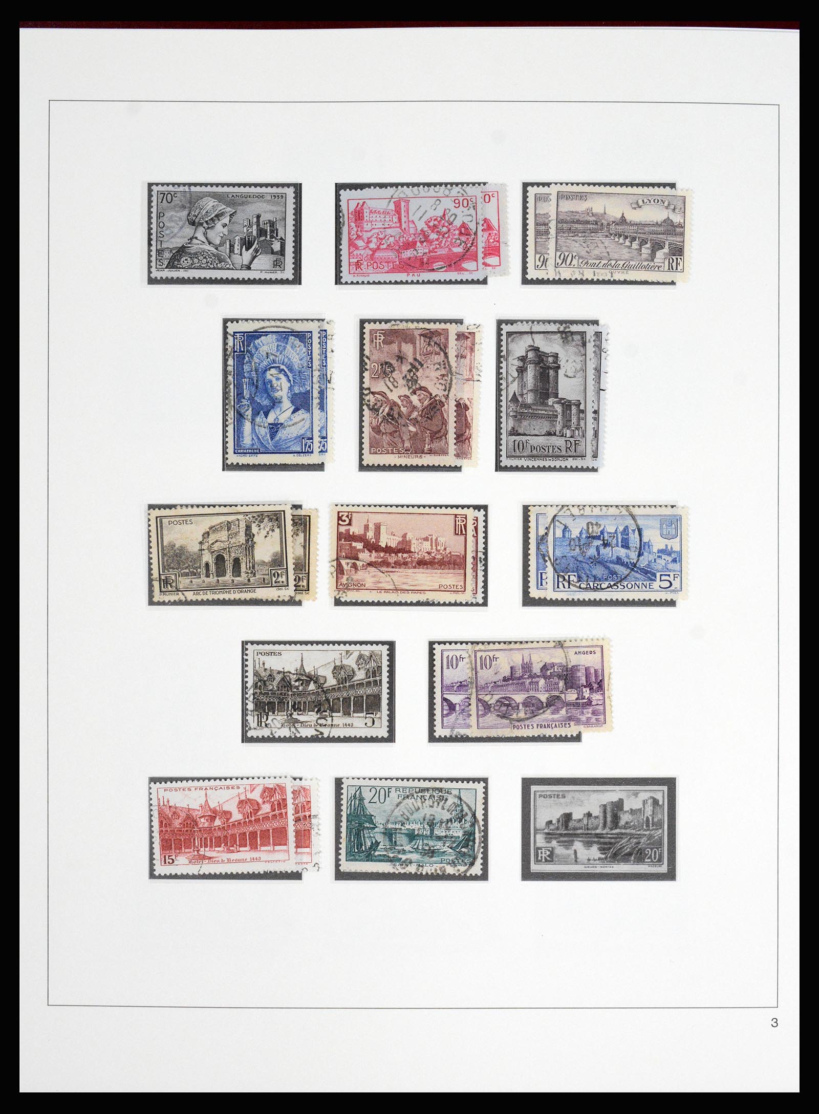 37117 052 - Postzegelverzameling 37117 Frankrijk 1849-1944.