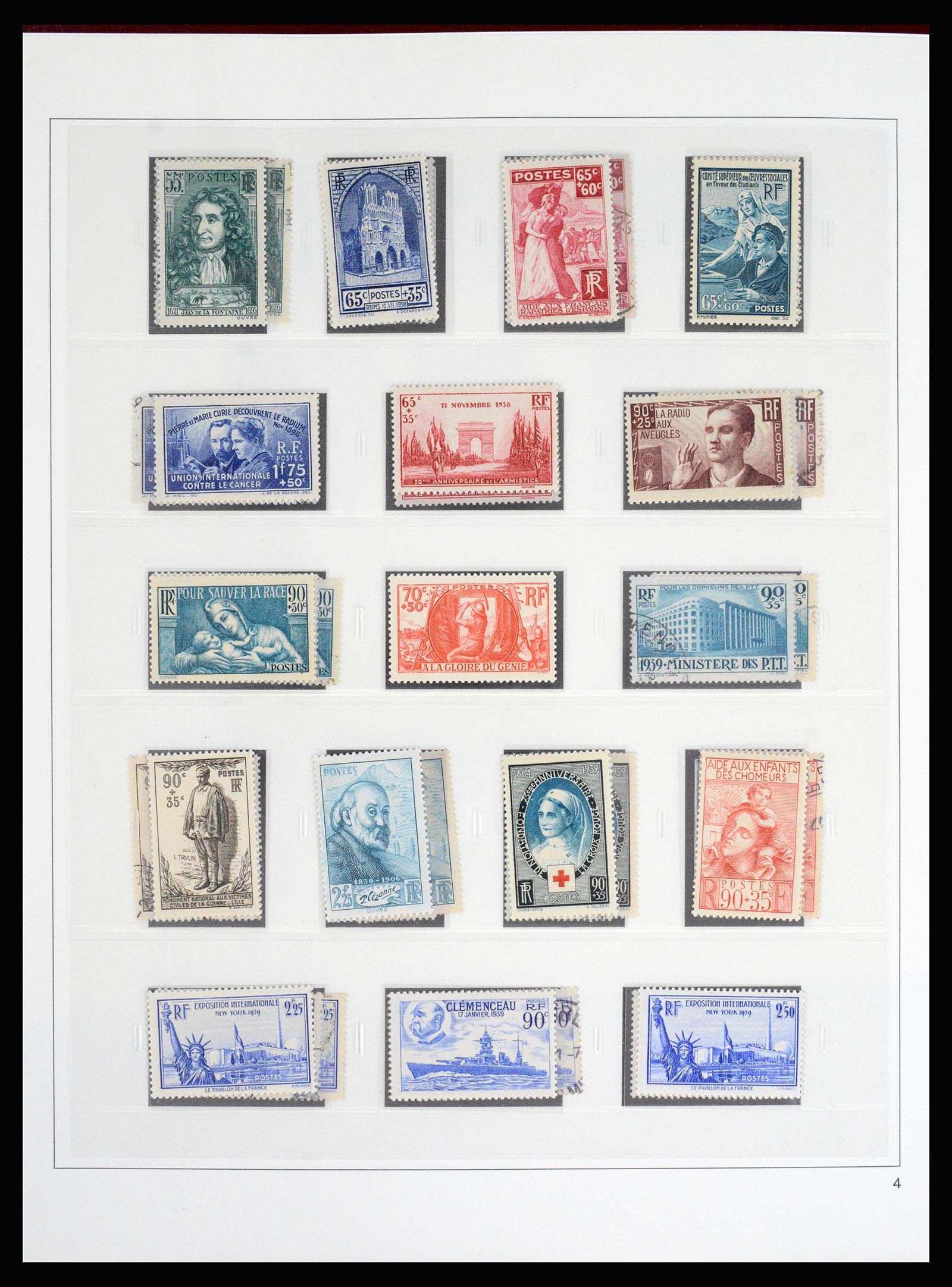 37117 053 - Stamp collection 37117 France 1849-1944.