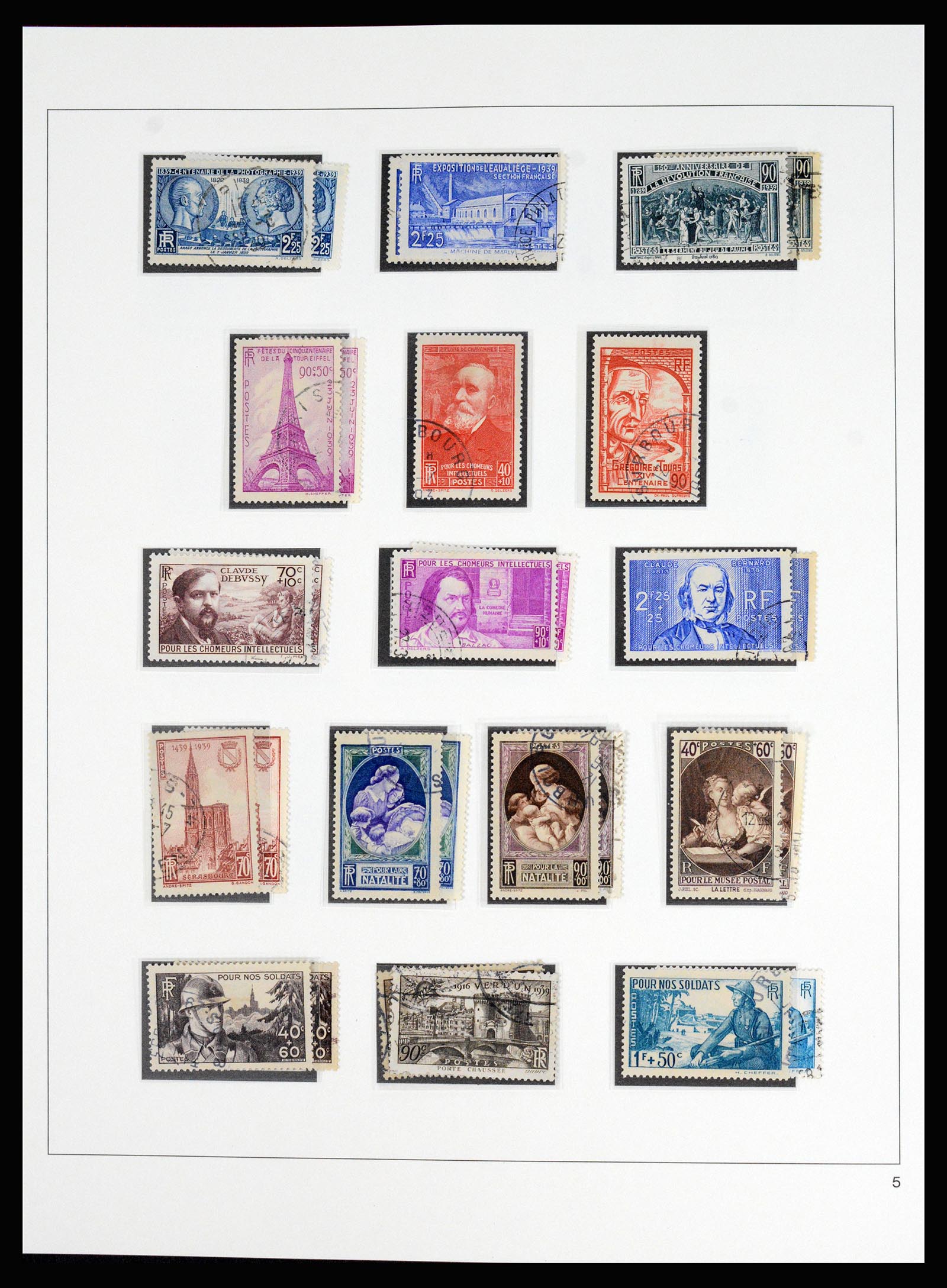 37117 056 - Stamp collection 37117 France 1849-1944.