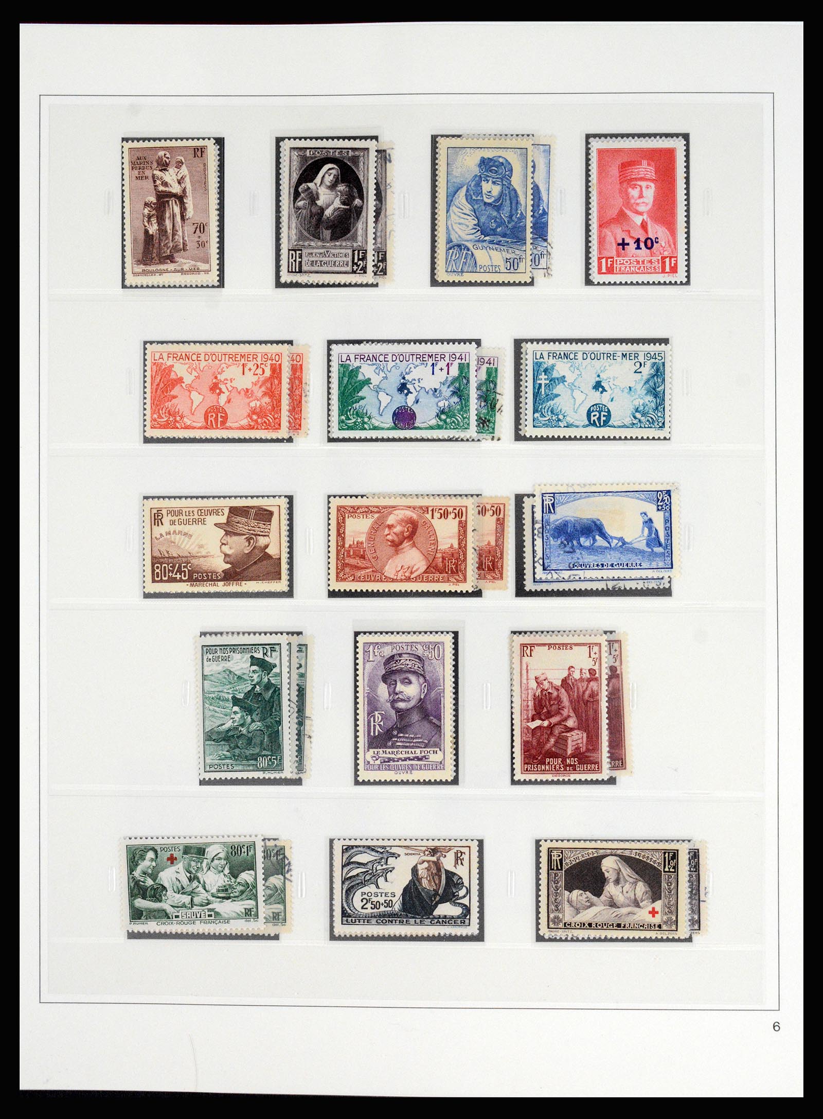 37117 057 - Stamp collection 37117 France 1849-1944.
