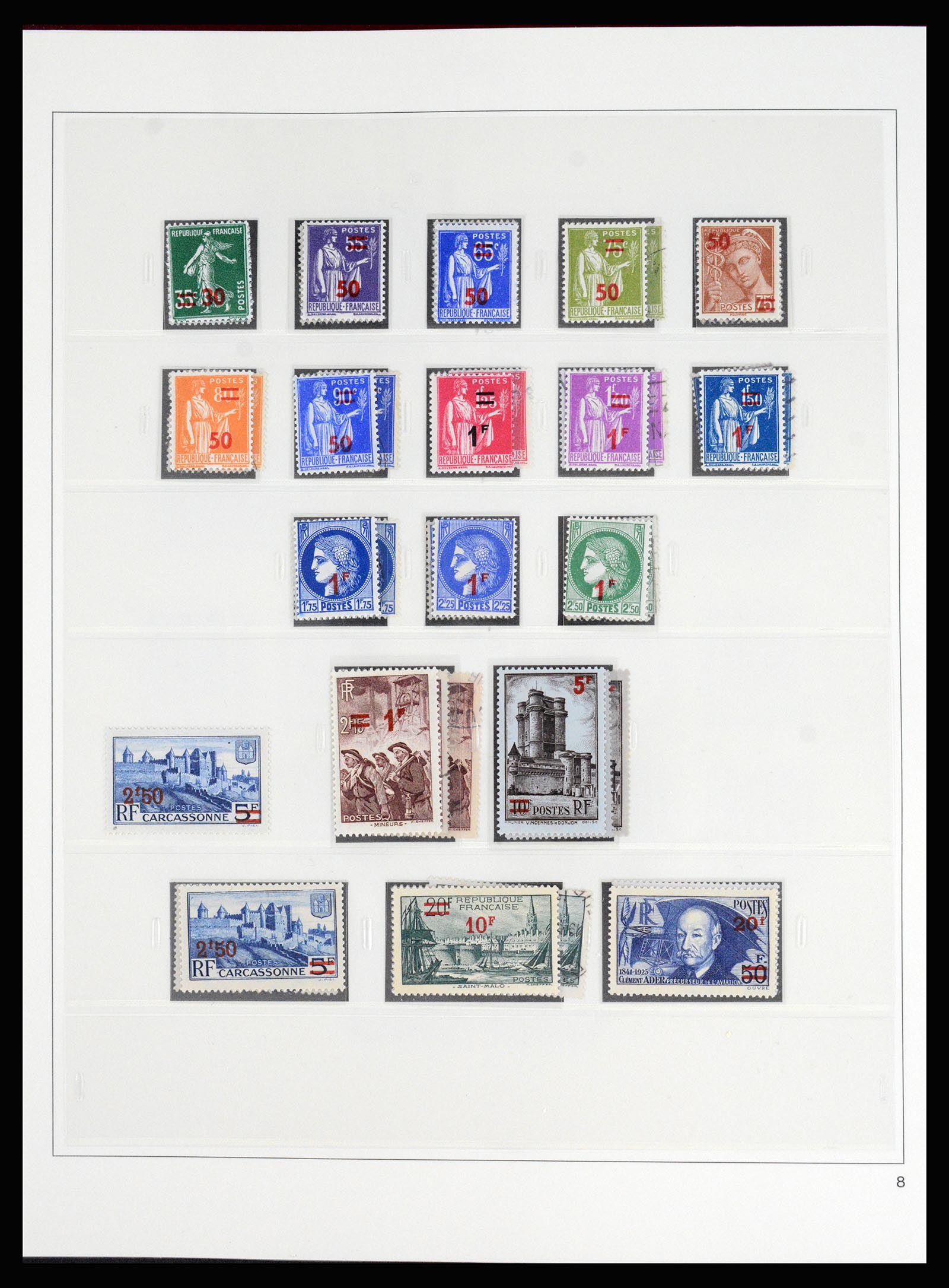 37117 061 - Stamp collection 37117 France 1849-1944.