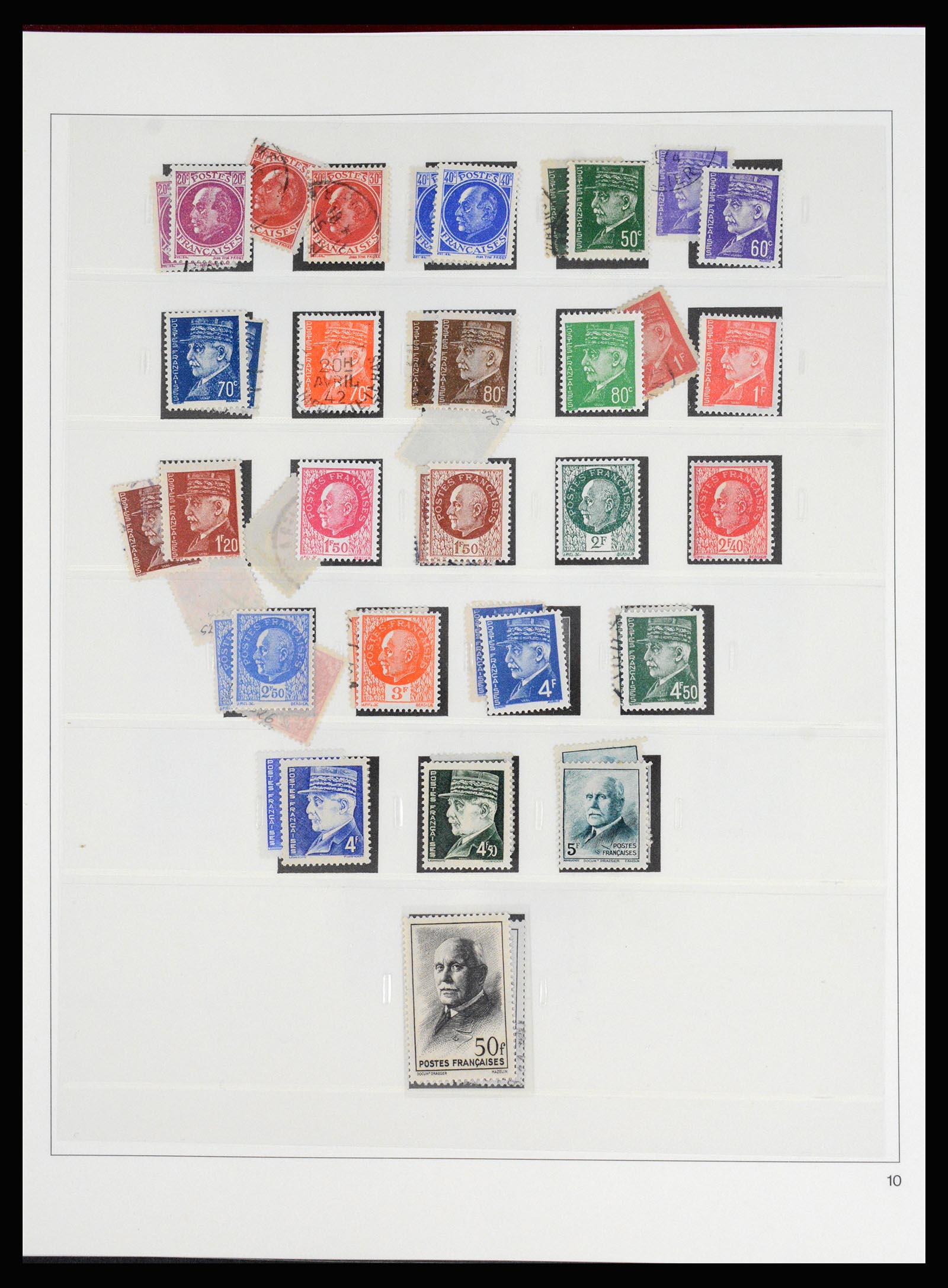 37117 065 - Postzegelverzameling 37117 Frankrijk 1849-1944.