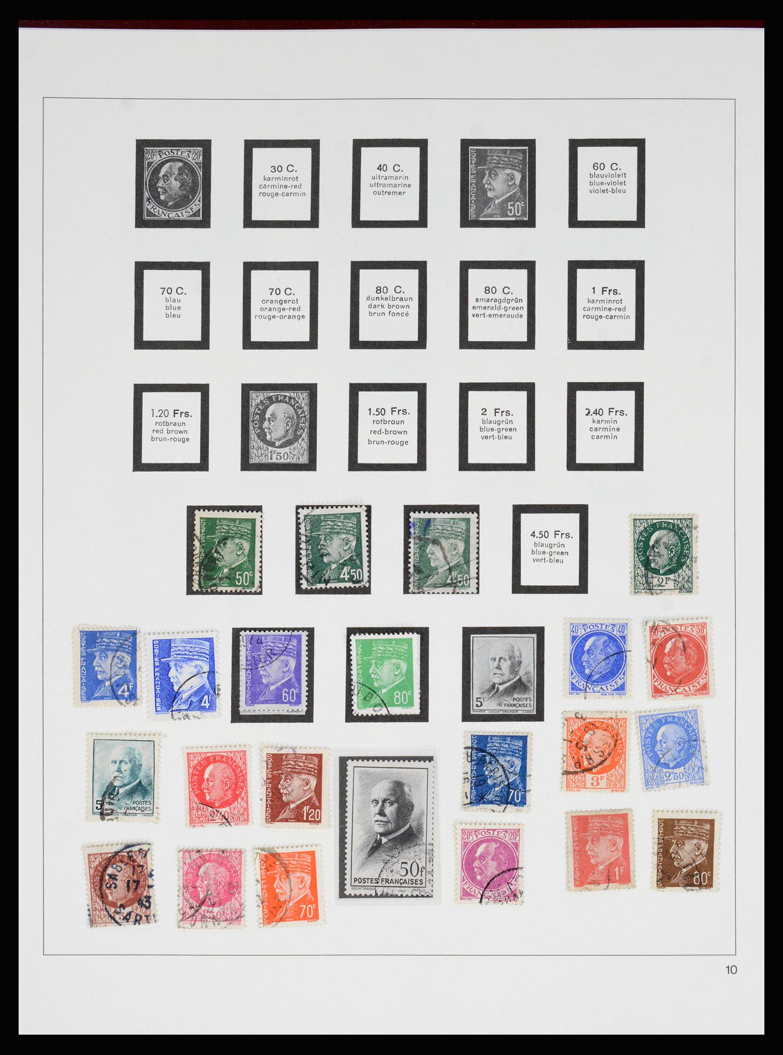 37117 066 - Postzegelverzameling 37117 Frankrijk 1849-1944.