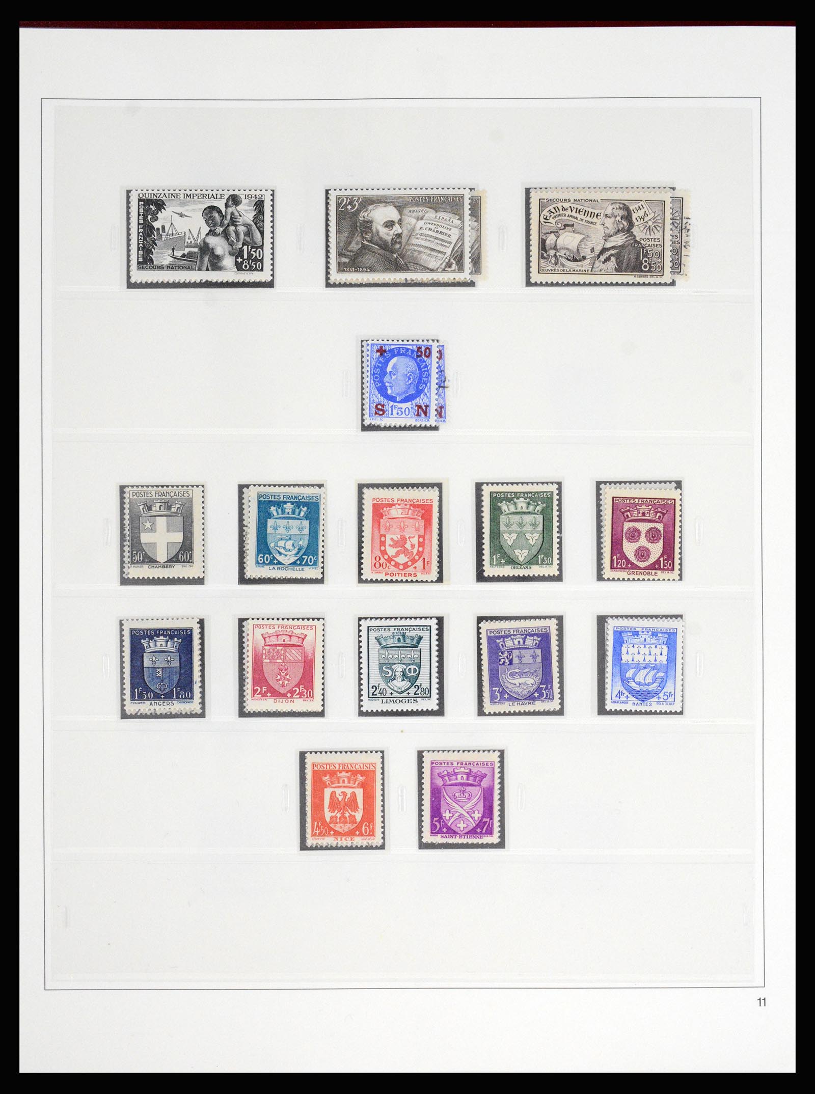 37117 067 - Postzegelverzameling 37117 Frankrijk 1849-1944.
