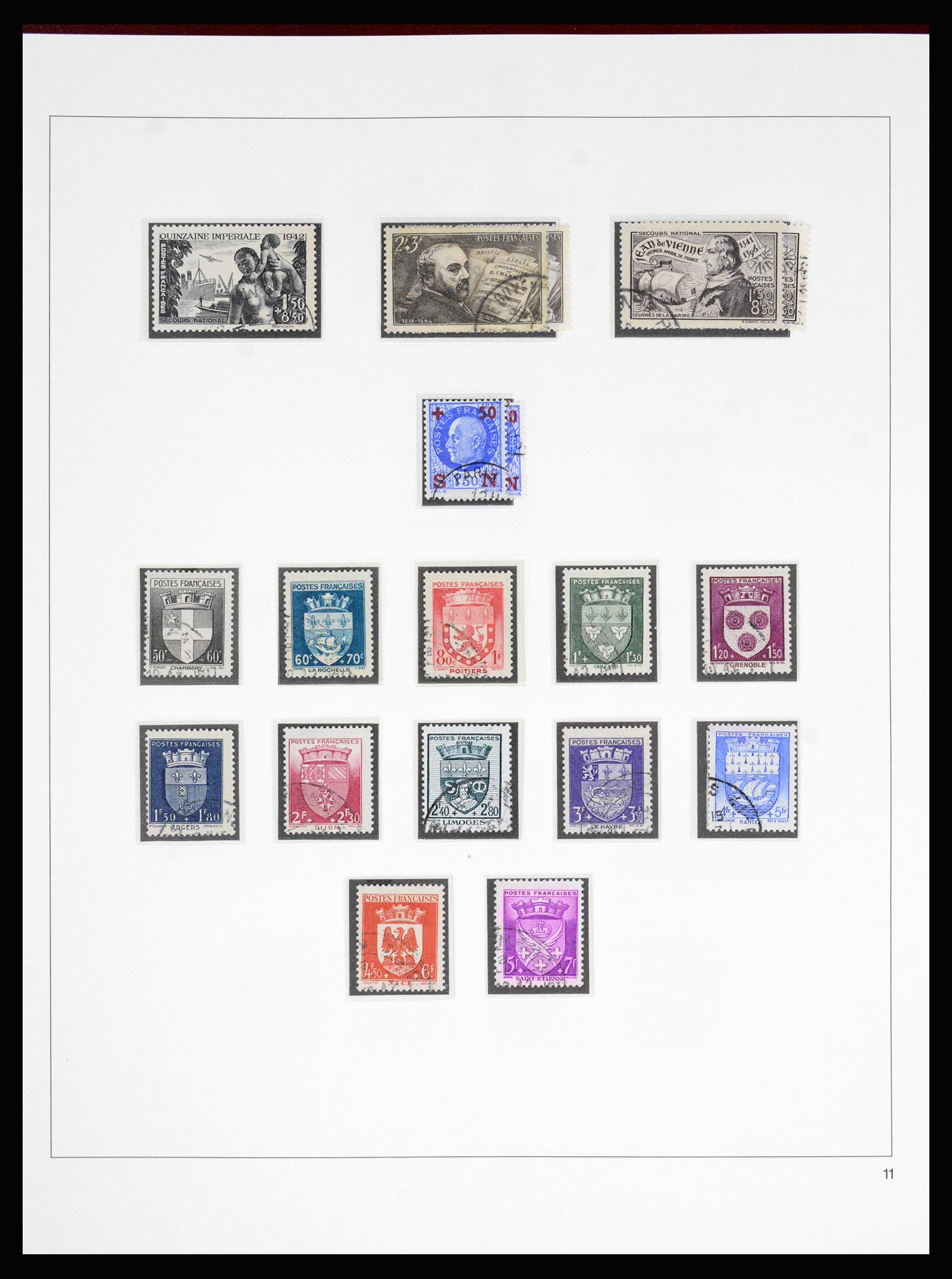 37117 068 - Stamp collection 37117 France 1849-1944.