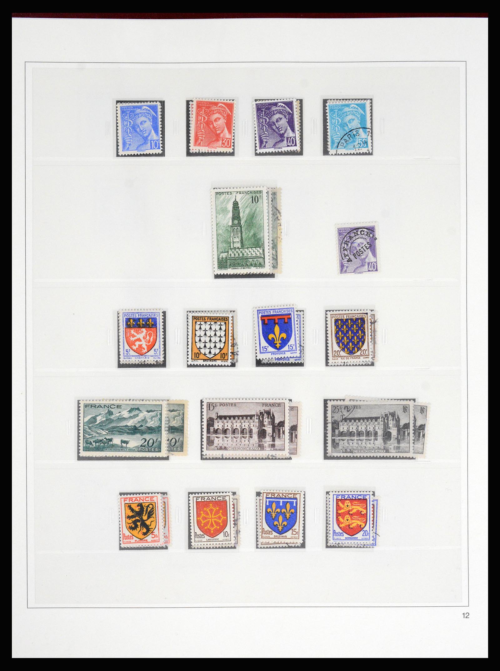 37117 069 - Postzegelverzameling 37117 Frankrijk 1849-1944.