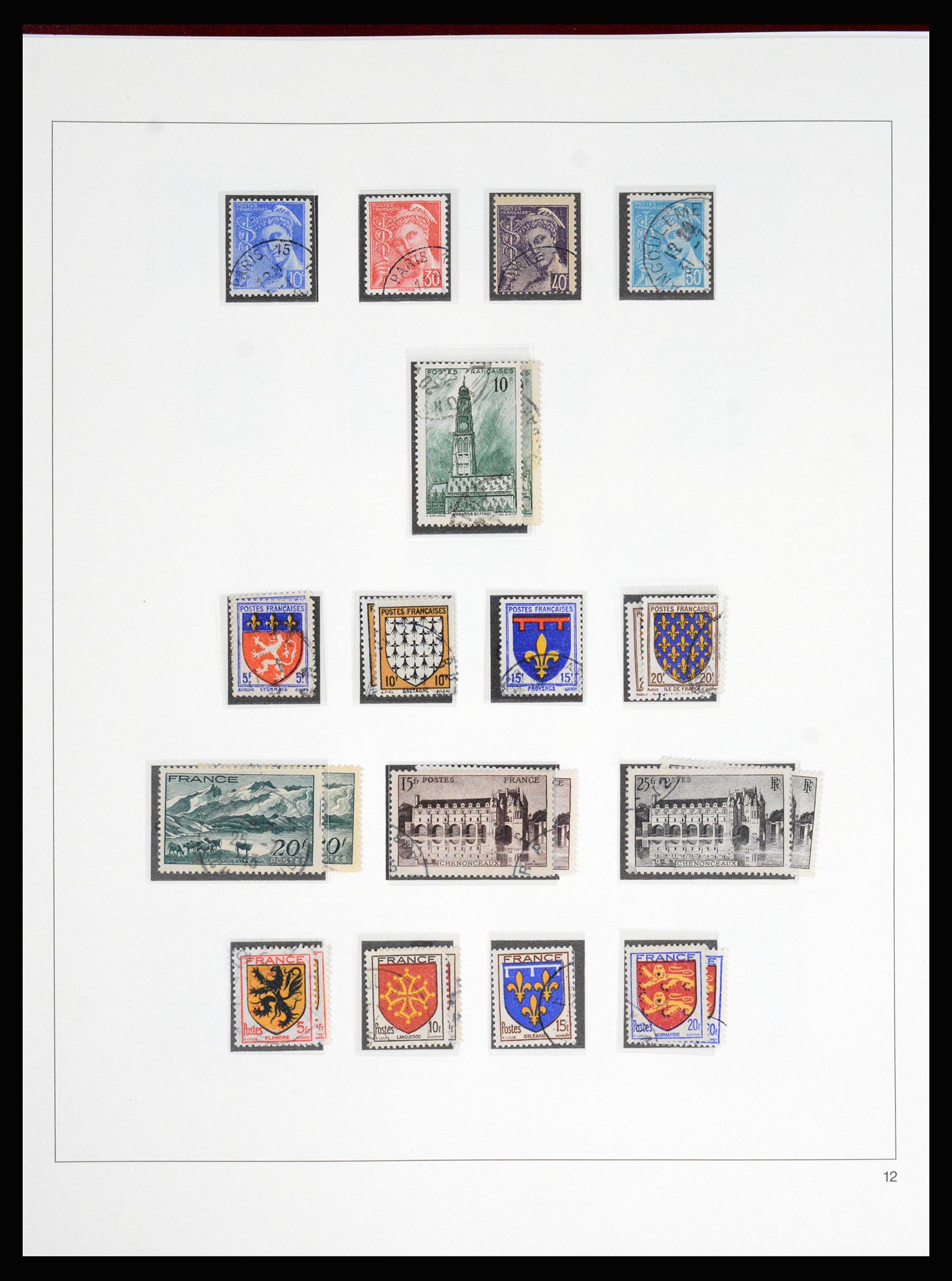37117 070 - Postzegelverzameling 37117 Frankrijk 1849-1944.