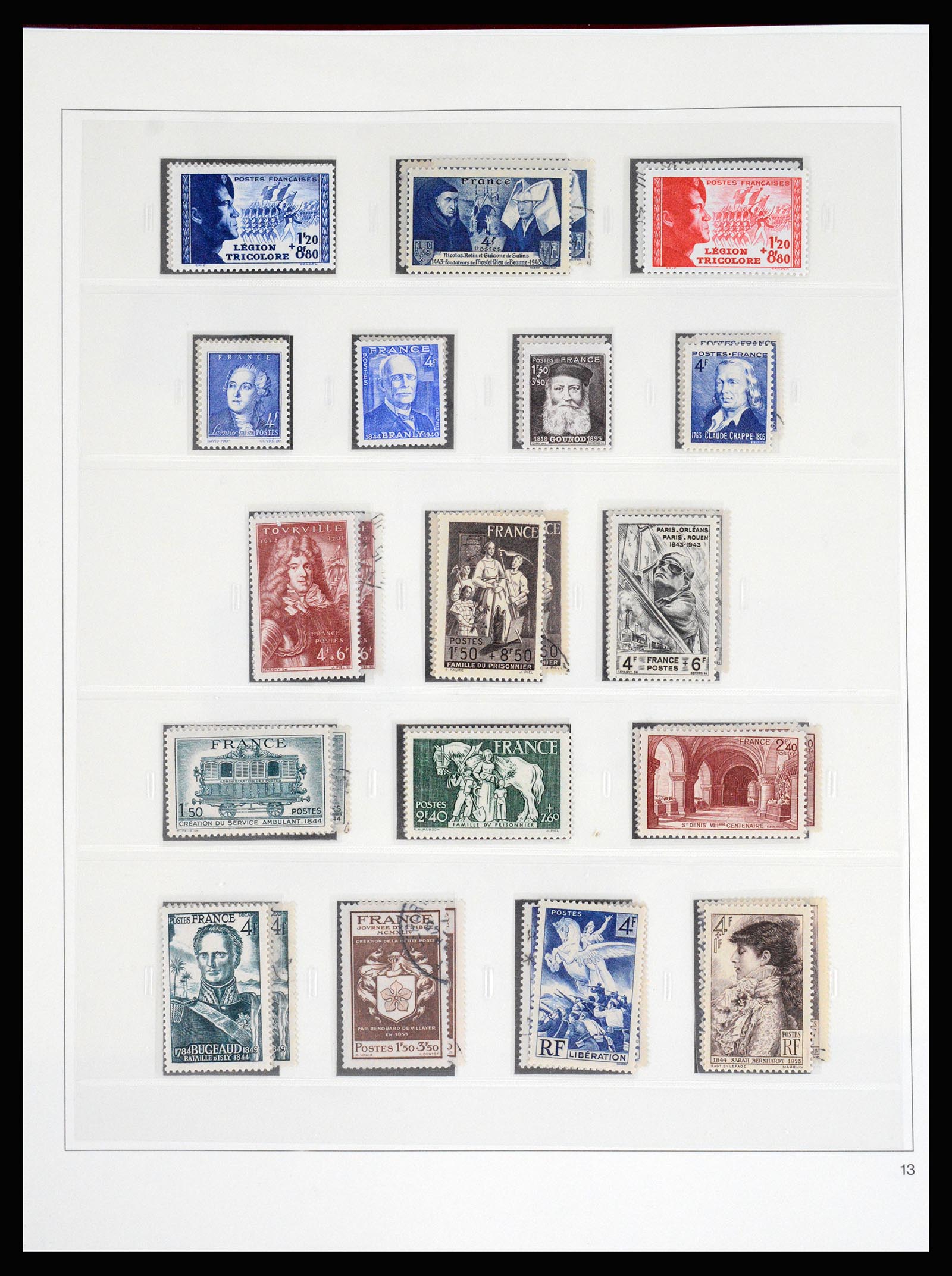 37117 071 - Postzegelverzameling 37117 Frankrijk 1849-1944.