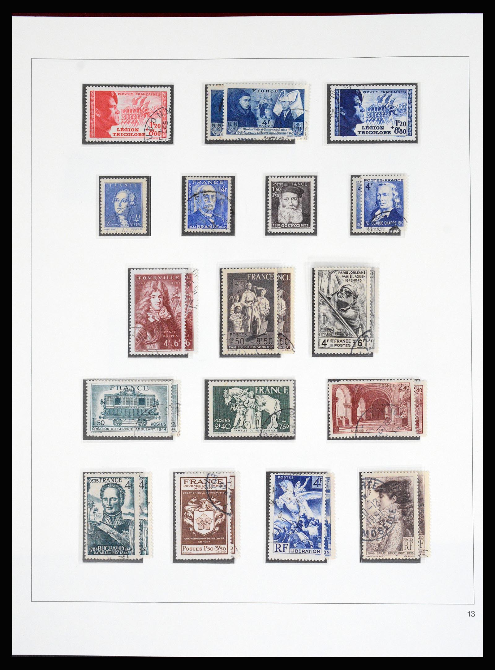 37117 072 - Postzegelverzameling 37117 Frankrijk 1849-1944.