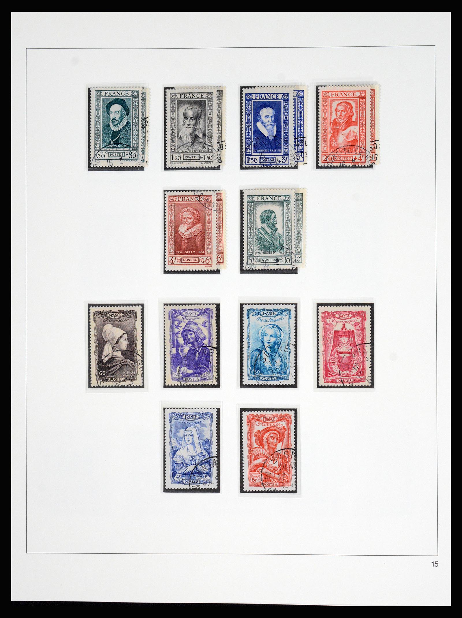 37117 076 - Postzegelverzameling 37117 Frankrijk 1849-1944.