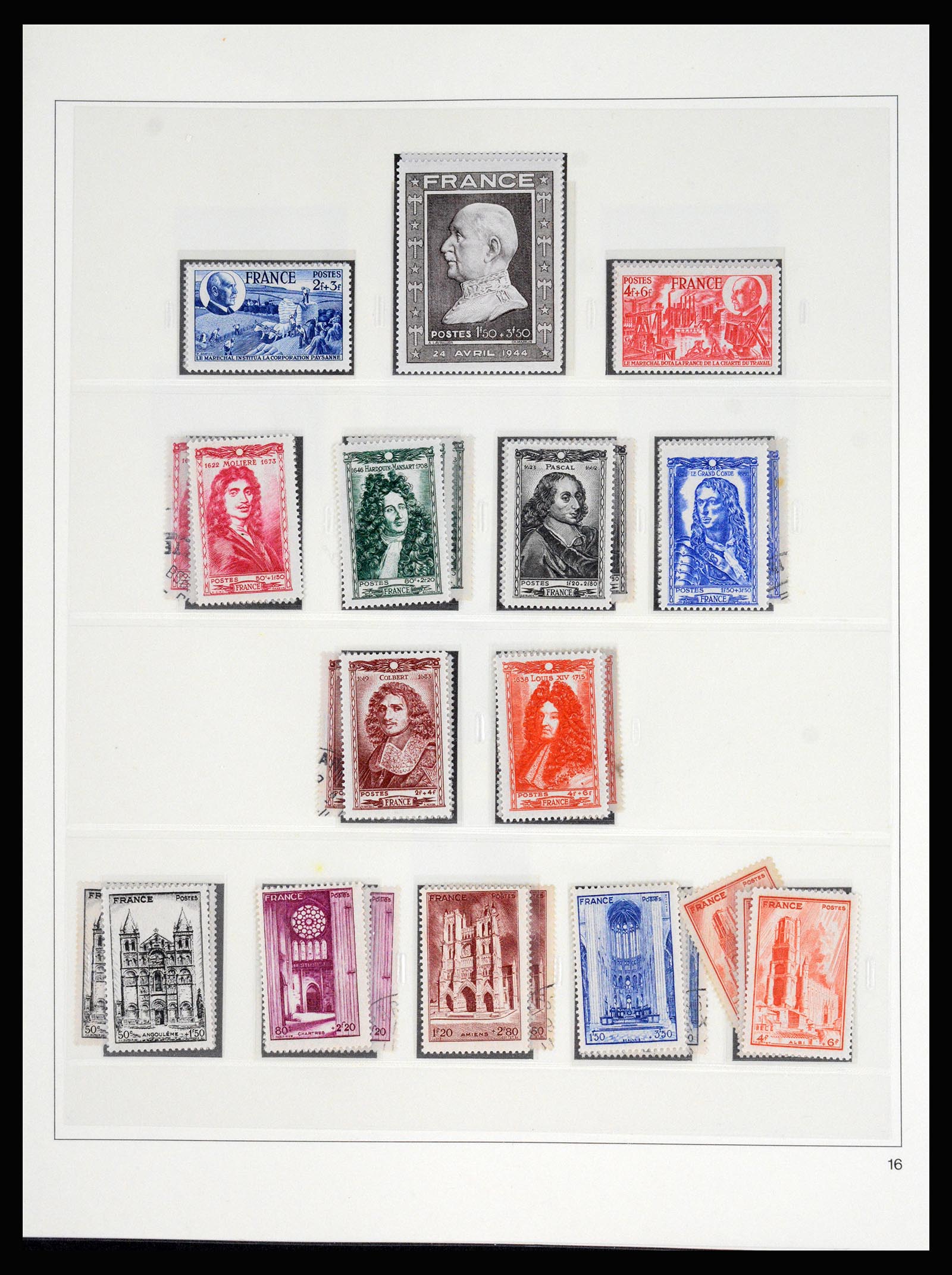 37117 077 - Postzegelverzameling 37117 Frankrijk 1849-1944.