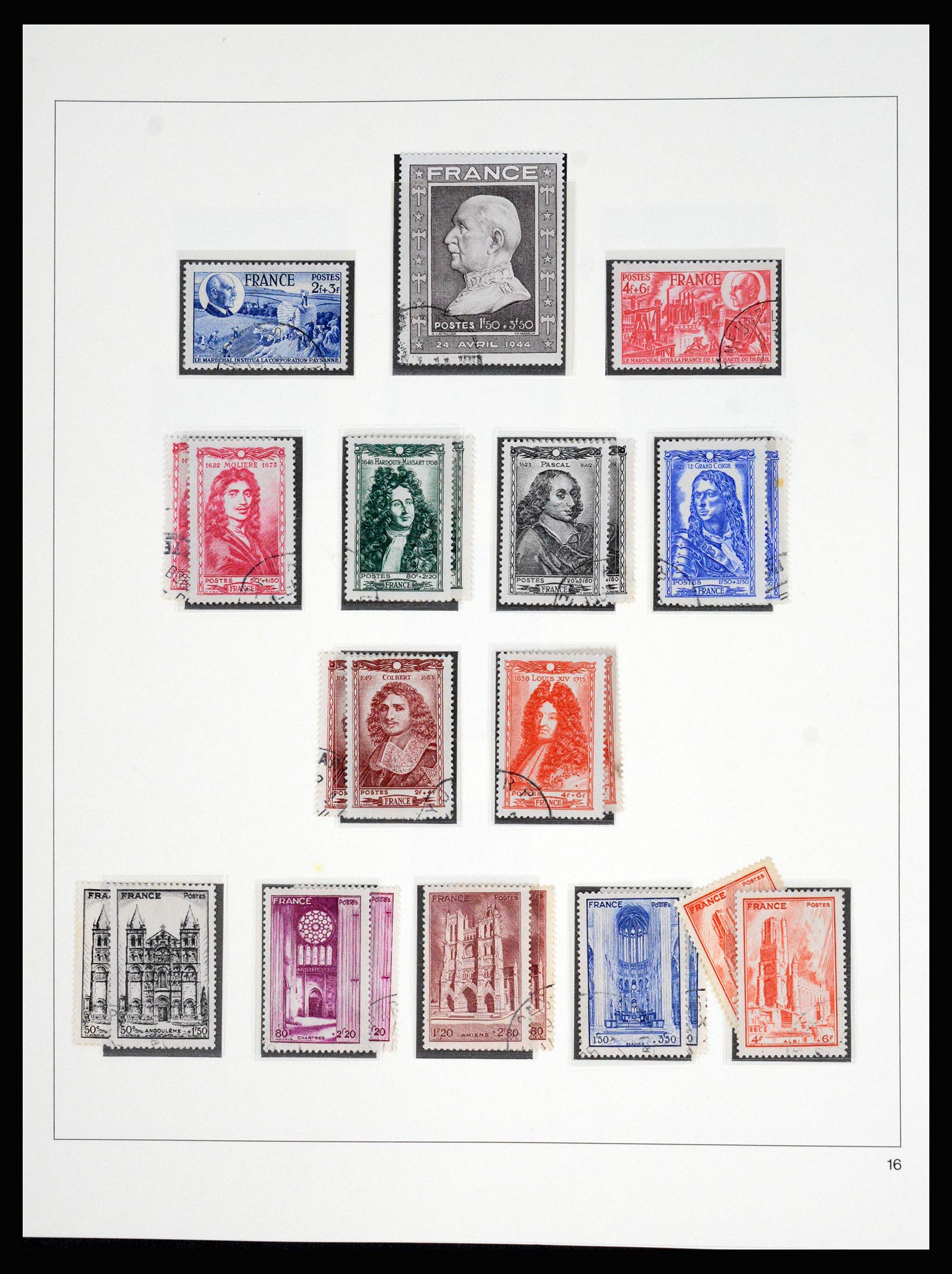 37117 078 - Postzegelverzameling 37117 Frankrijk 1849-1944.
