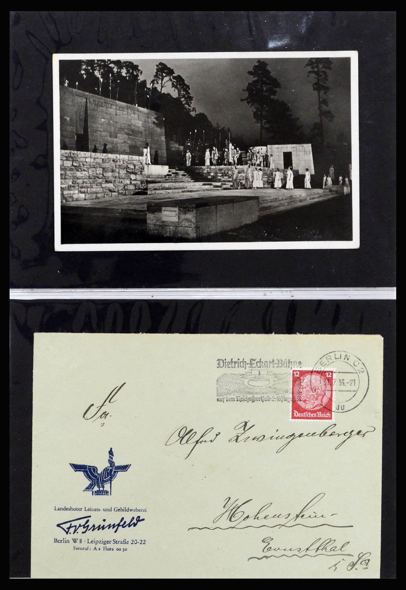 37118 106 - Postzegelverzameling 37118 Olympische Spelen 1936.