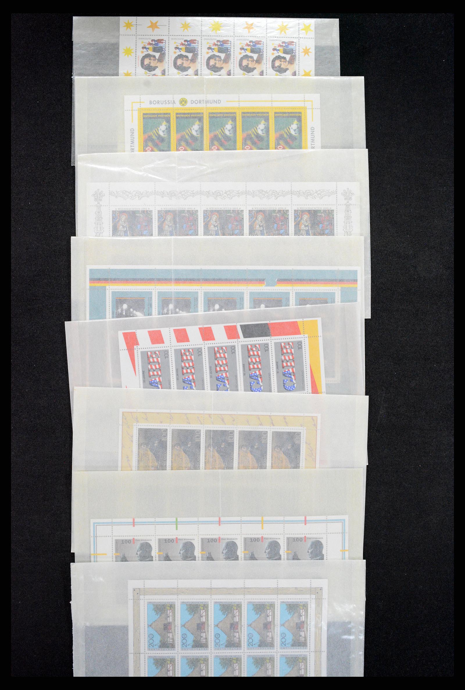 37119 007 - Postzegelverzameling 37119 Bundespost velletjes van 10.