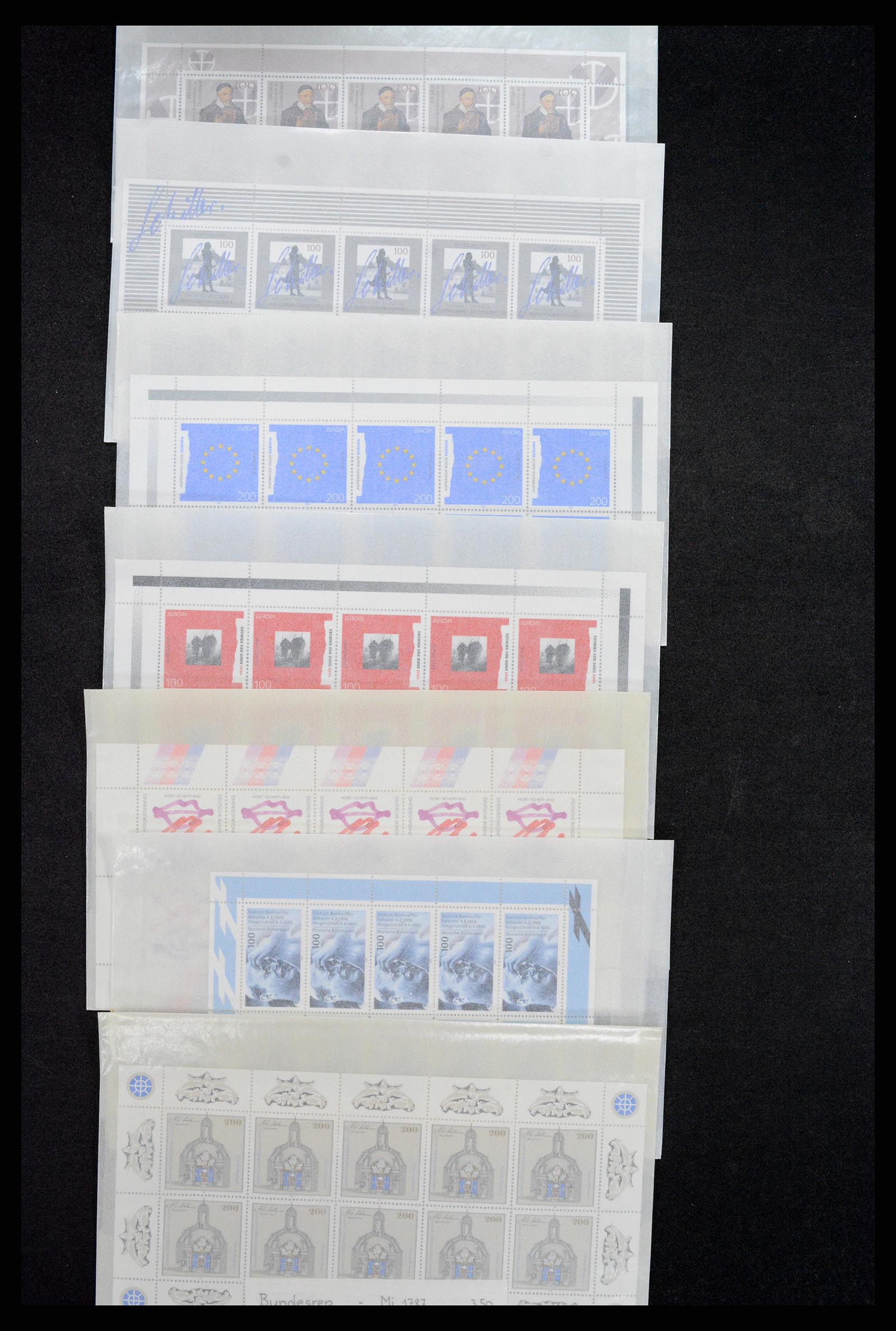 37119 020 - Postzegelverzameling 37119 Bundespost velletjes van 10.