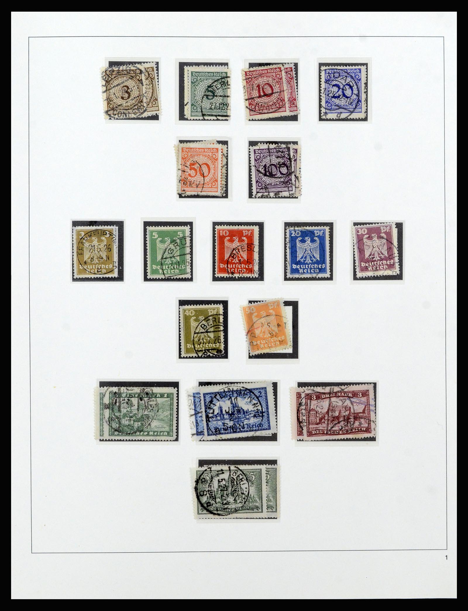37120 002 - Postzegelverzameling 37120 Duitse Rijk 1923-1940.