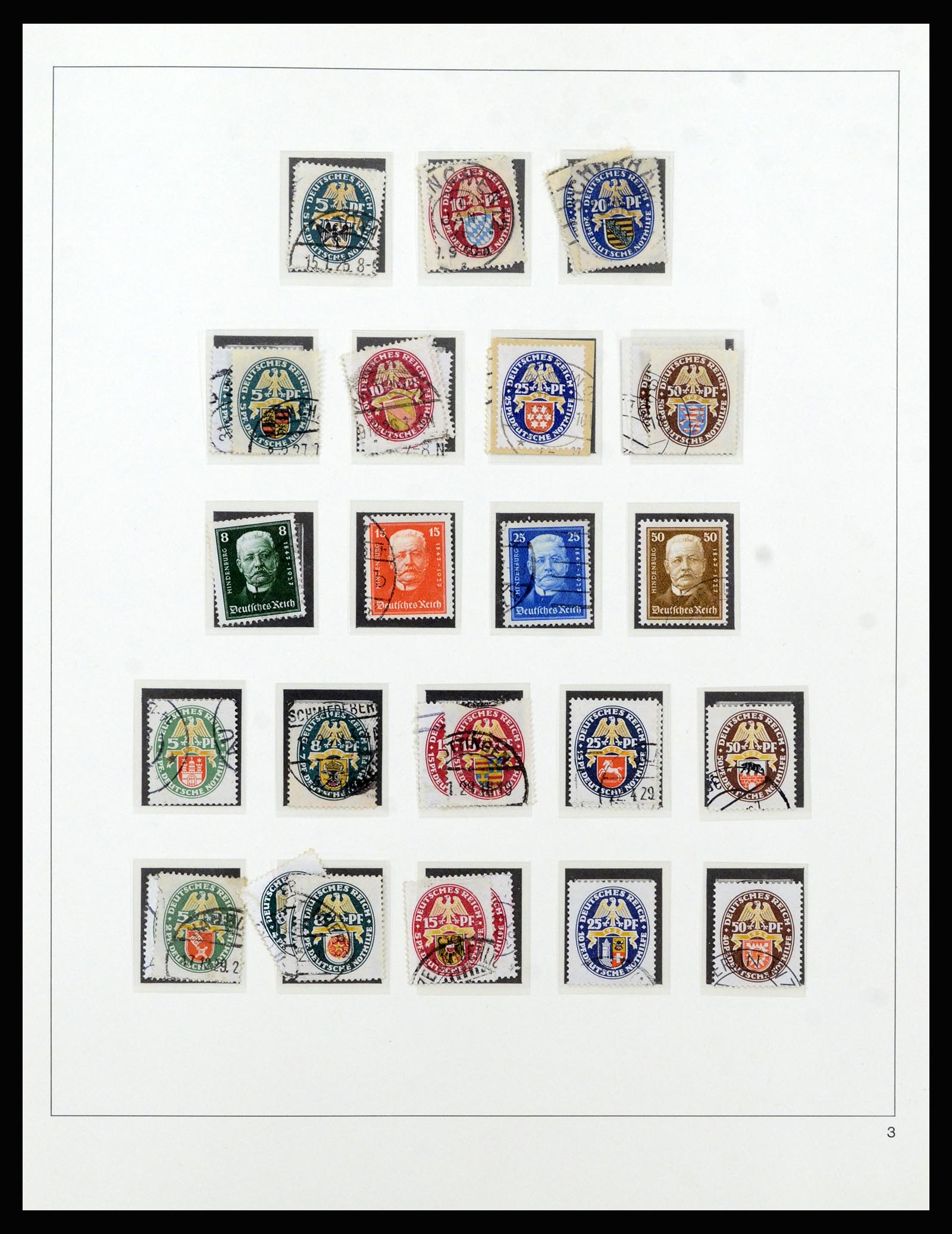 37120 006 - Postzegelverzameling 37120 Duitse Rijk 1923-1940.