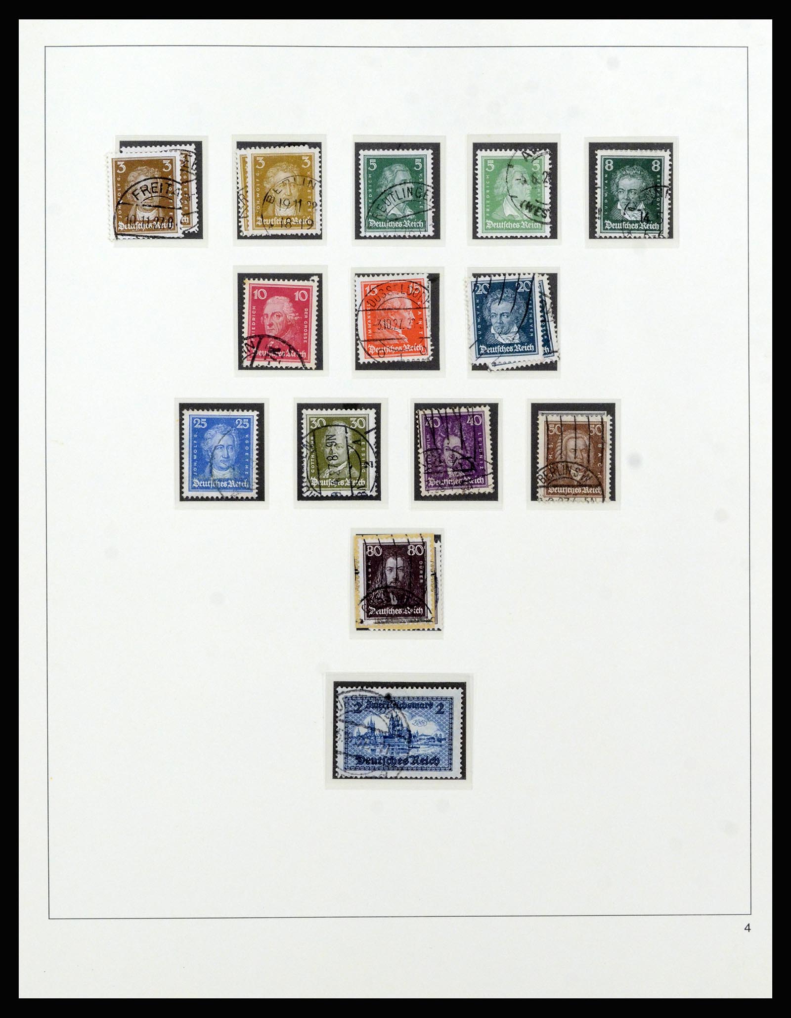 37120 008 - Postzegelverzameling 37120 Duitse Rijk 1923-1940.