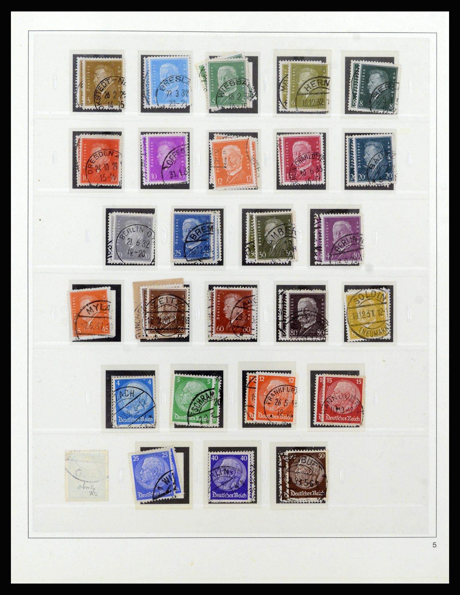 37120 009 - Stamp collection 37120 Germany Reich specialised 1923-1940.