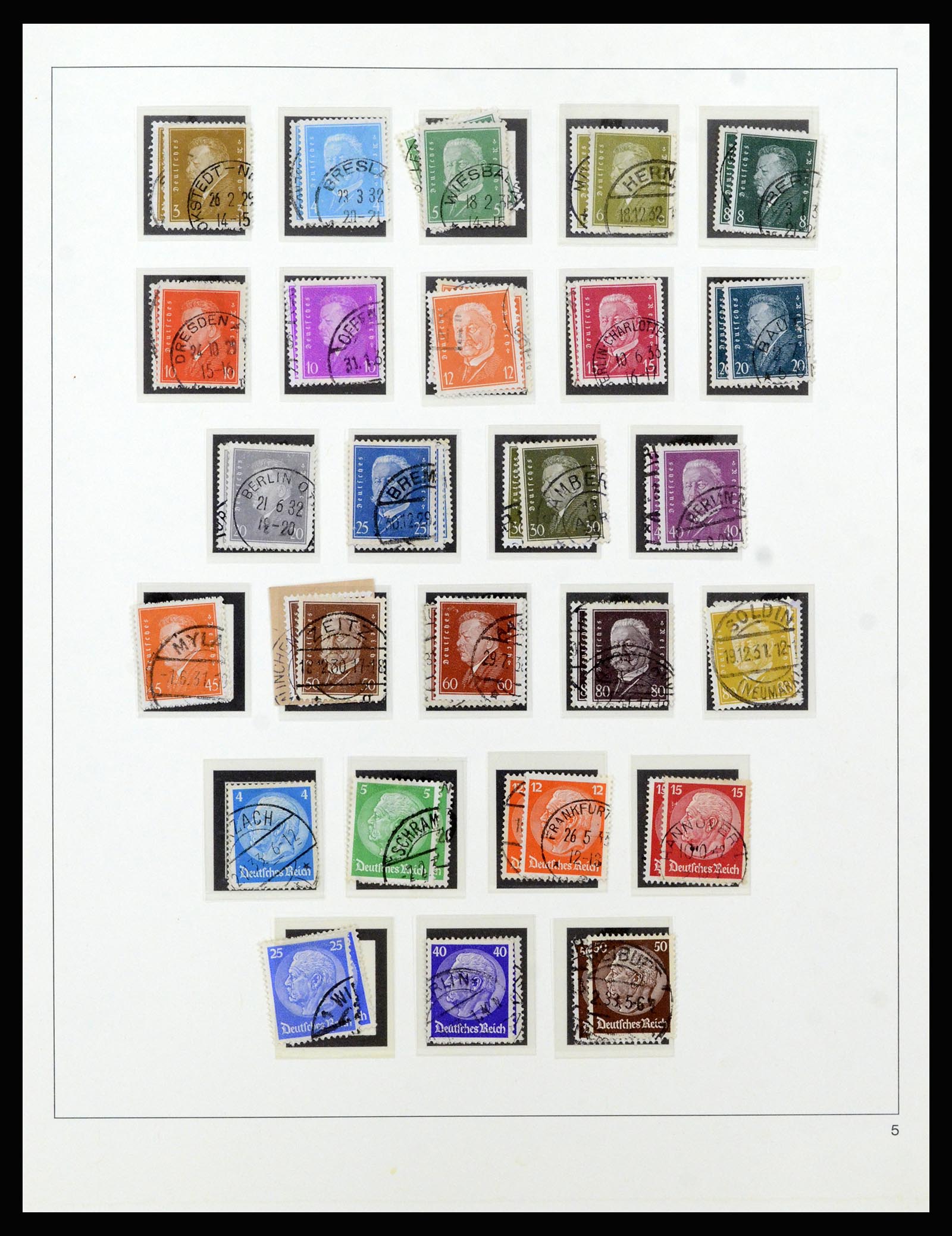 37120 010 - Postzegelverzameling 37120 Duitse Rijk 1923-1940.