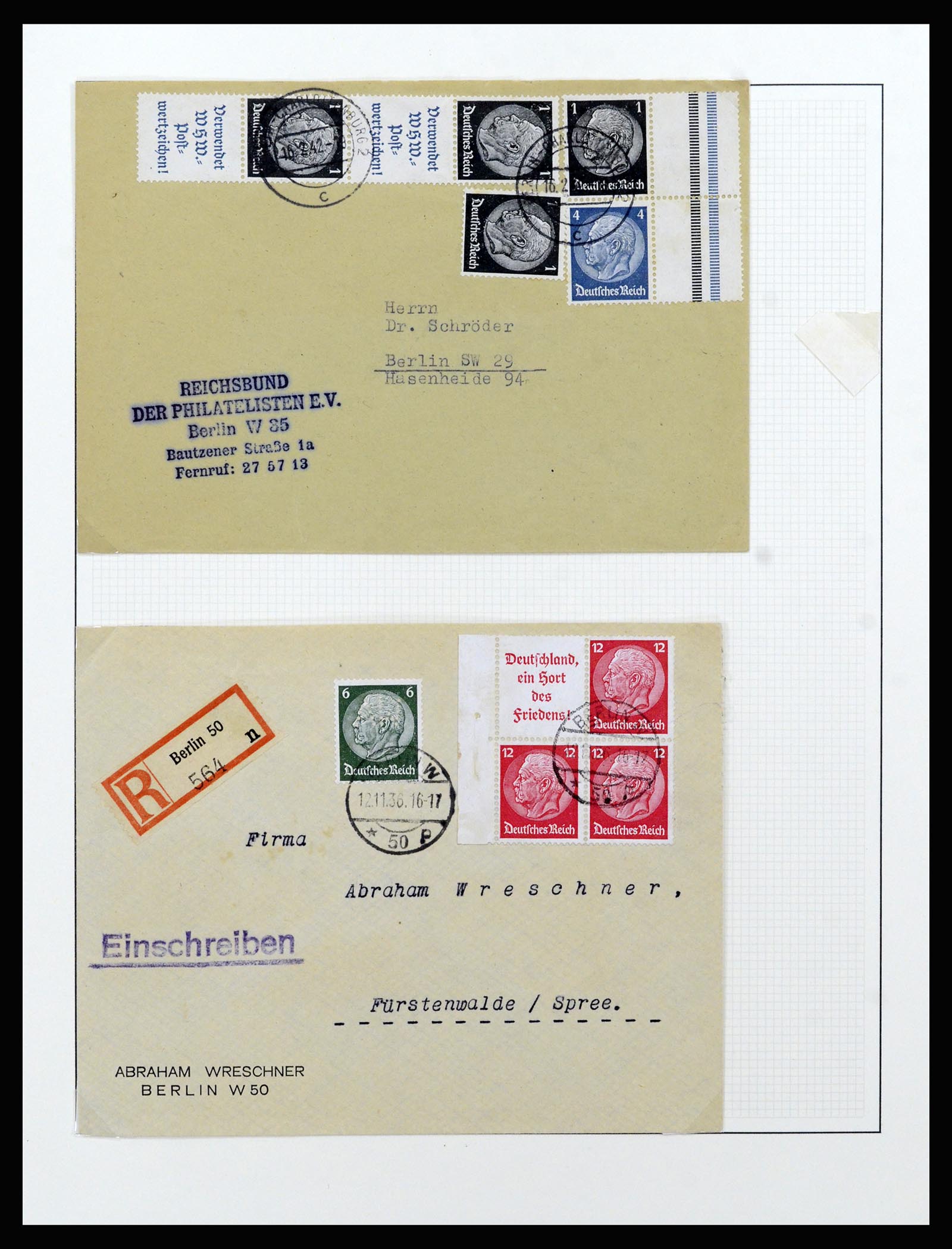37120 031 - Stamp collection 37120 Germany Reich specialised 1923-1940.