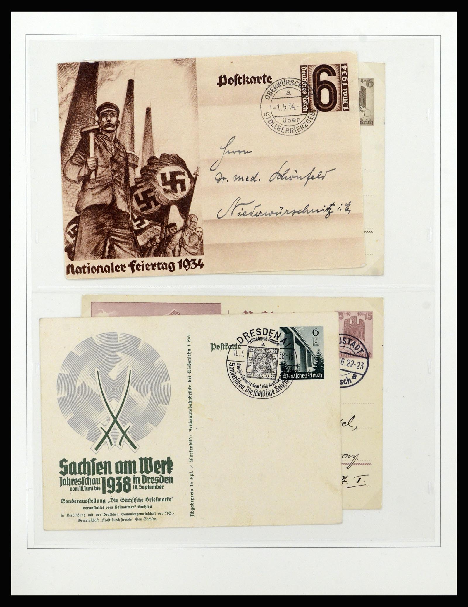 37120 036 - Stamp collection 37120 Germany Reich specialised 1923-1940.