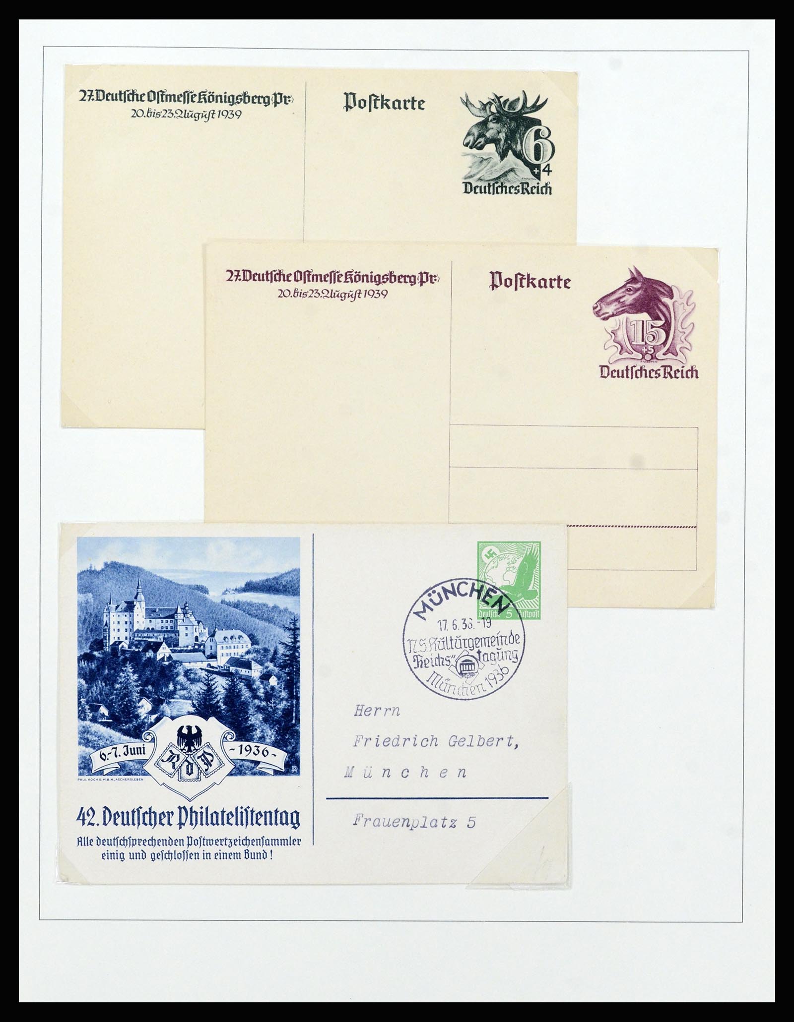 37120 040 - Stamp collection 37120 Germany Reich specialised 1923-1940.