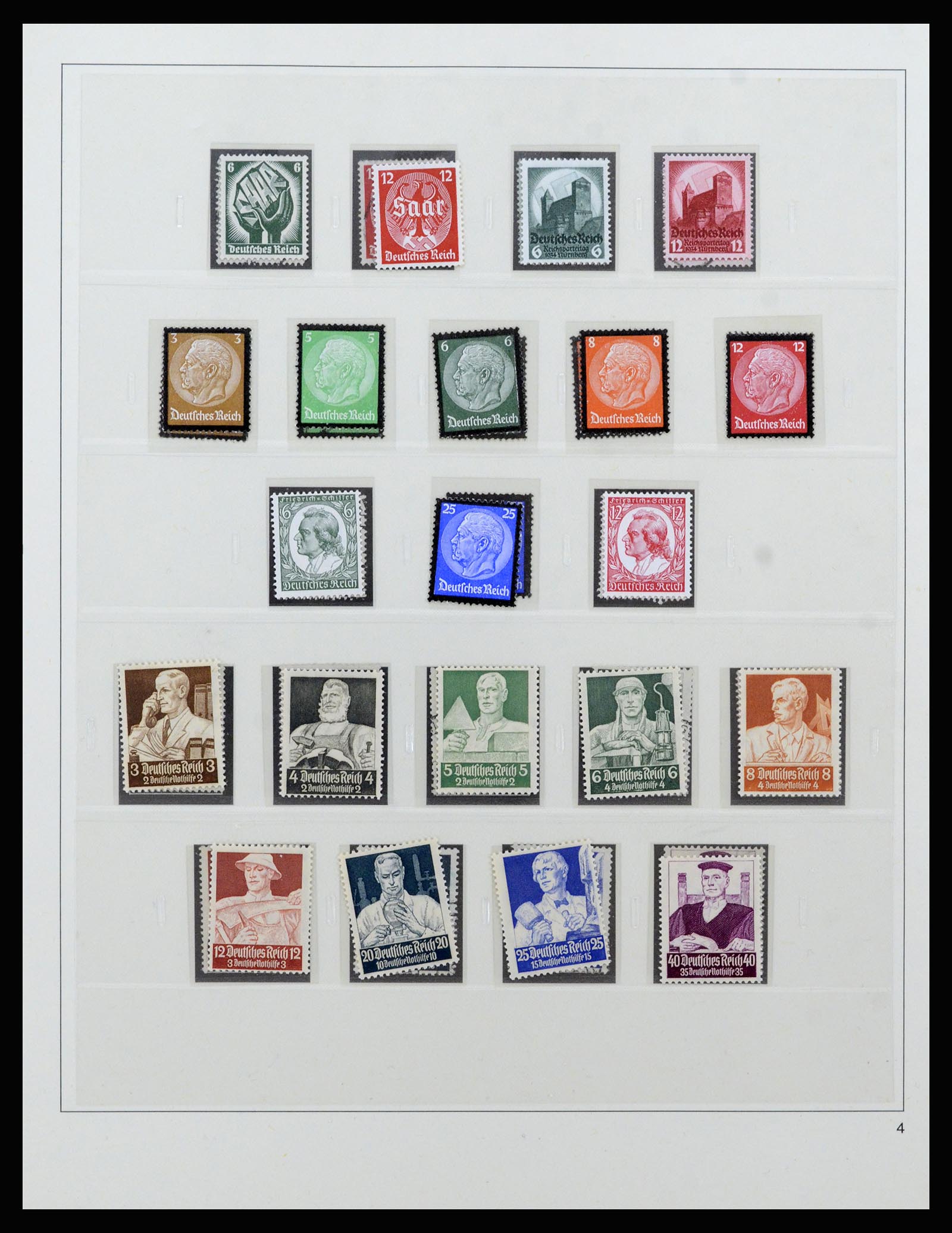 37120 042 - Stamp collection 37120 Germany Reich specialised 1923-1940.