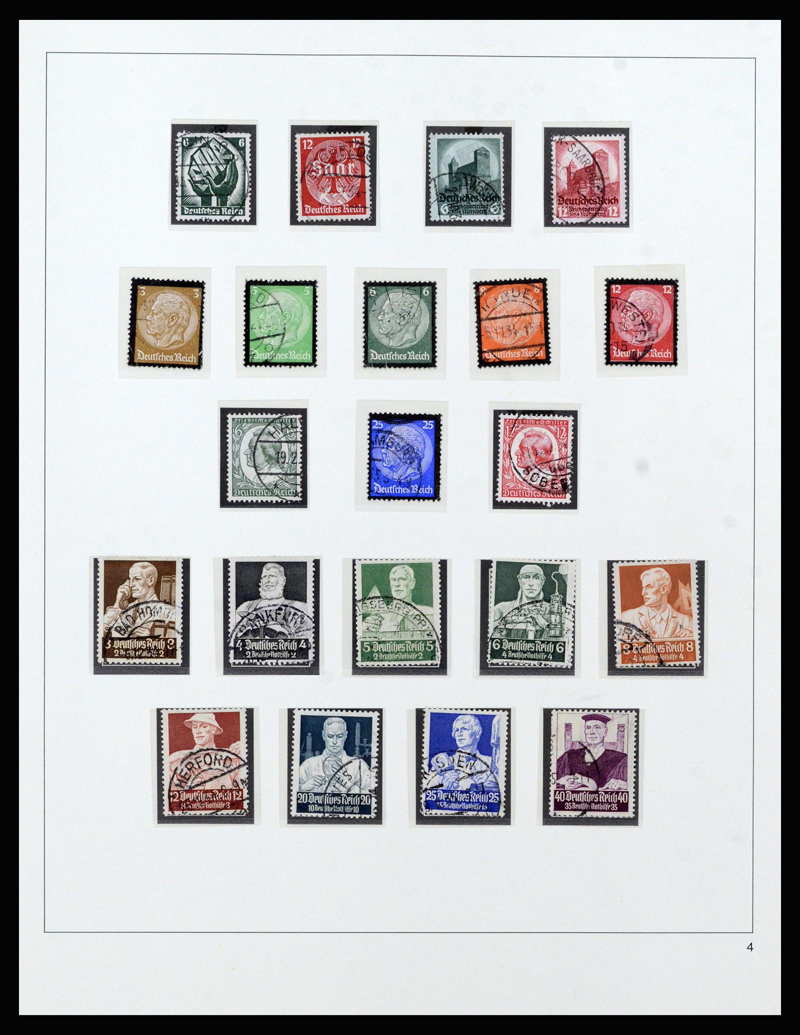 37120 043 - Stamp collection 37120 Germany Reich specialised 1923-1940.