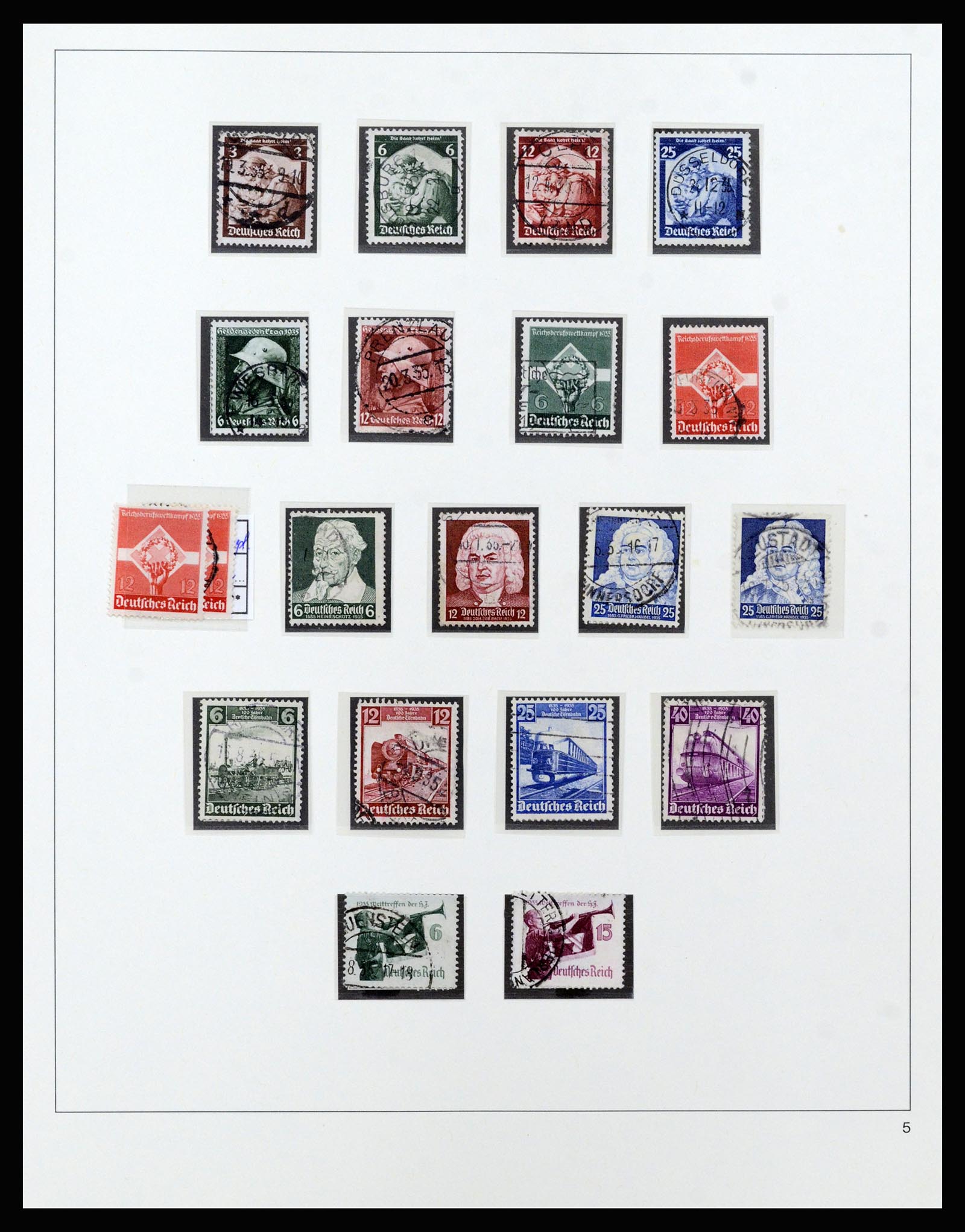 37120 045 - Stamp collection 37120 Germany Reich specialised 1923-1940.
