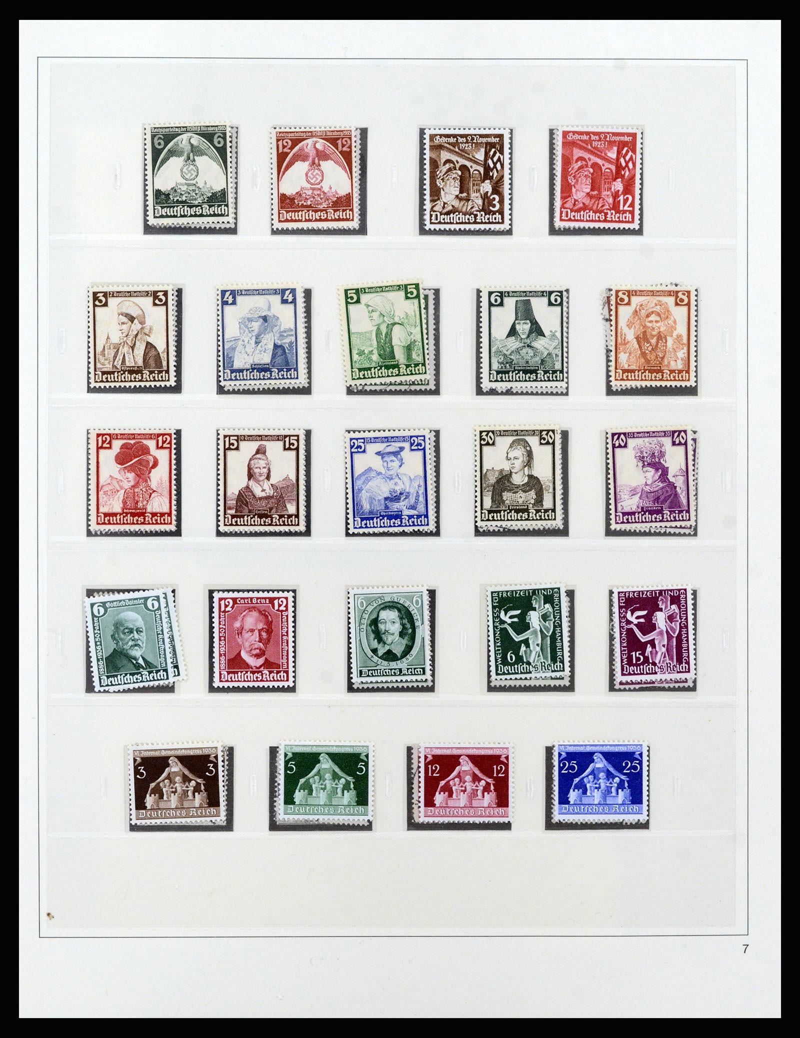37120 050 - Stamp collection 37120 Germany Reich specialised 1923-1940.