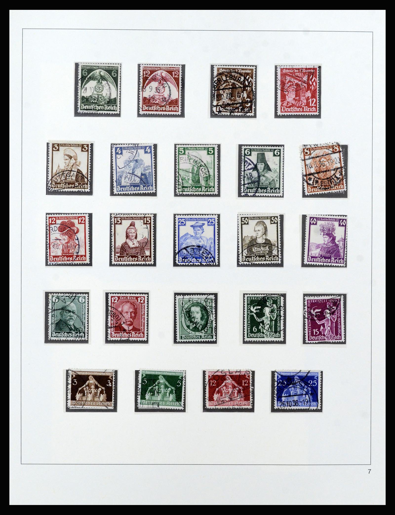 37120 051 - Stamp collection 37120 Germany Reich specialised 1923-1940.