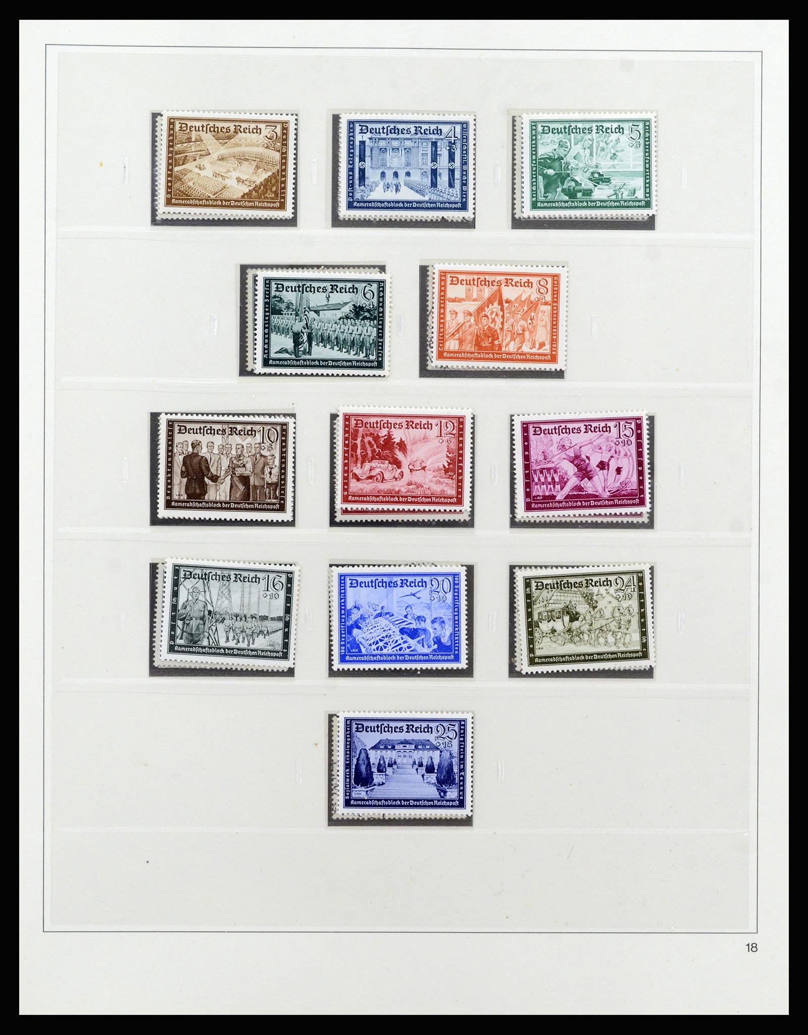 37120 093 - Stamp collection 37120 Germany Reich specialised 1923-1940.