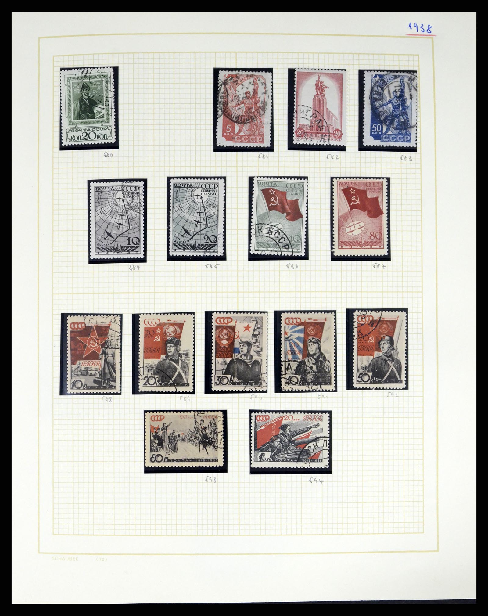 37123 062 - Postzegelverzameling 37123 Rusland 1858-1991.