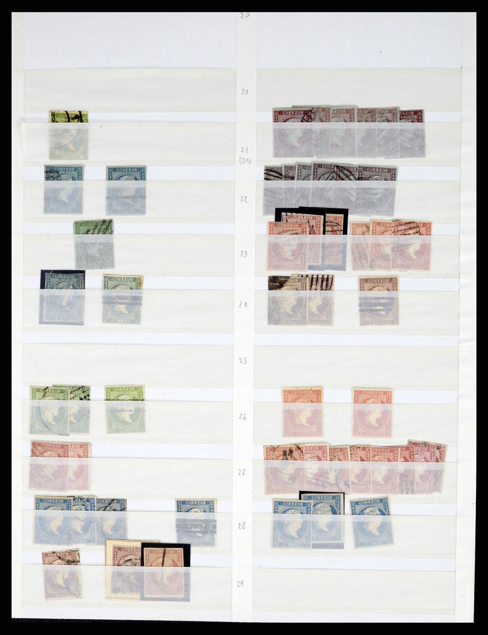 37124 003 - Postzegelverzameling 37124 Spanje 1850-2000.
