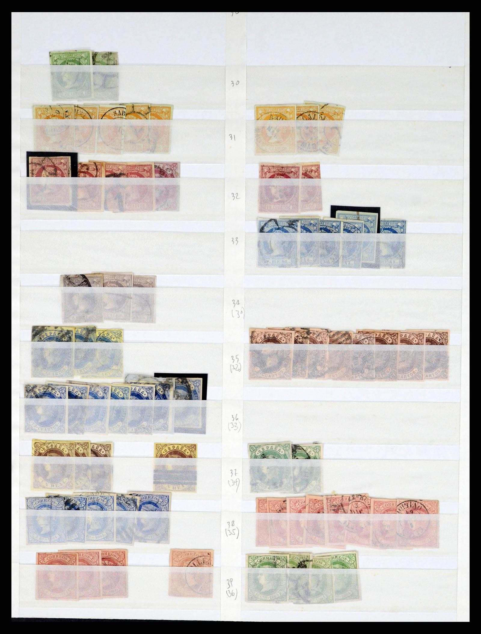 37124 004 - Postzegelverzameling 37124 Spanje 1850-2000.