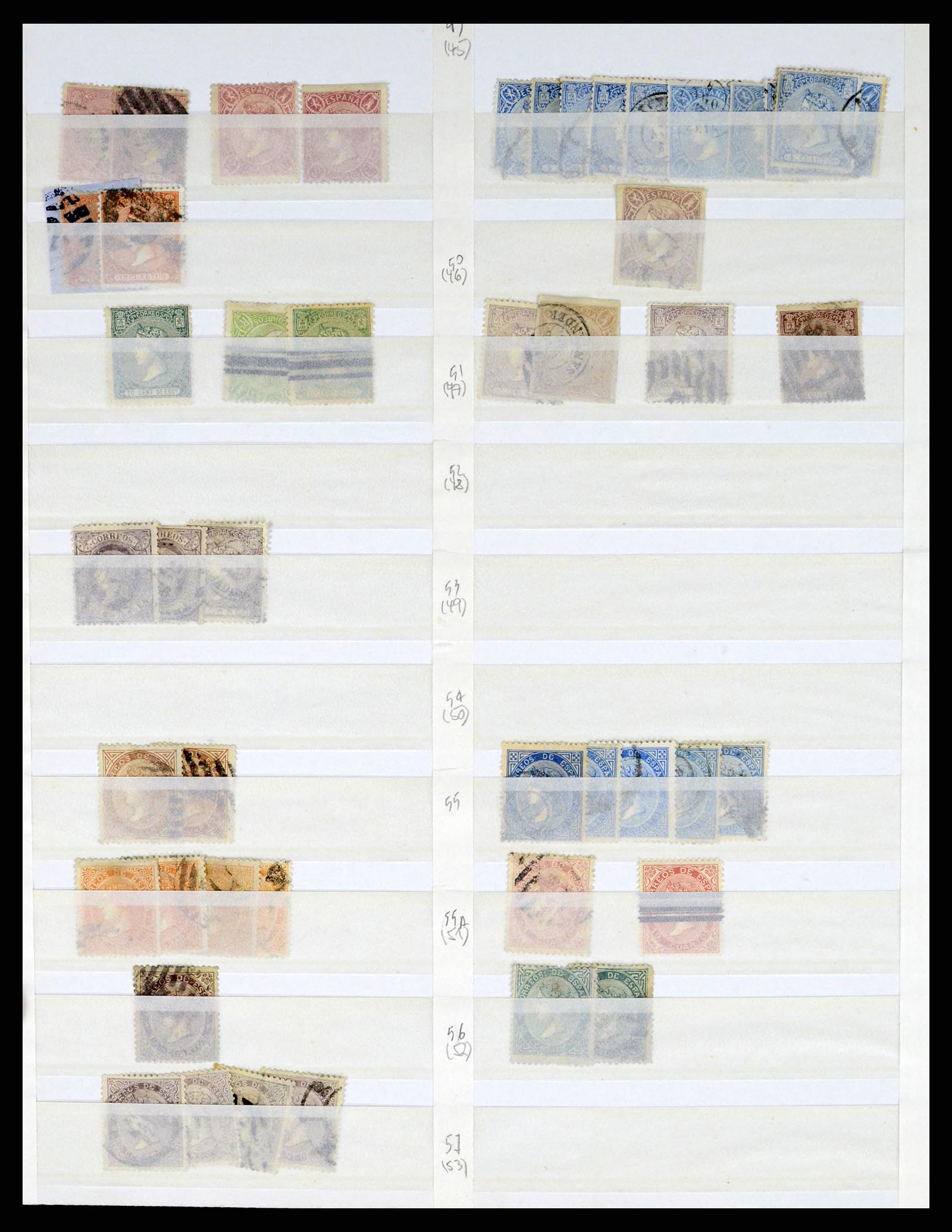 37124 006 - Postzegelverzameling 37124 Spanje 1850-2000.